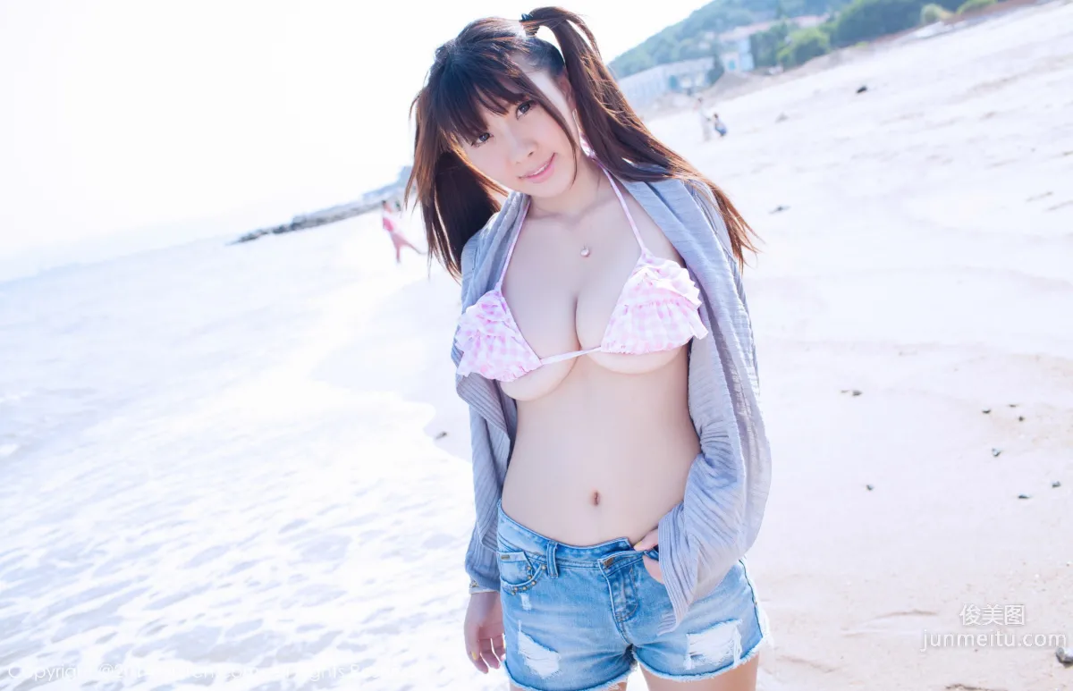 Li Zhenji/Xiaoqian sunny Big Bust Lingerie + Seaside Series [XiuRen] No.227 Photo Set photo 37
