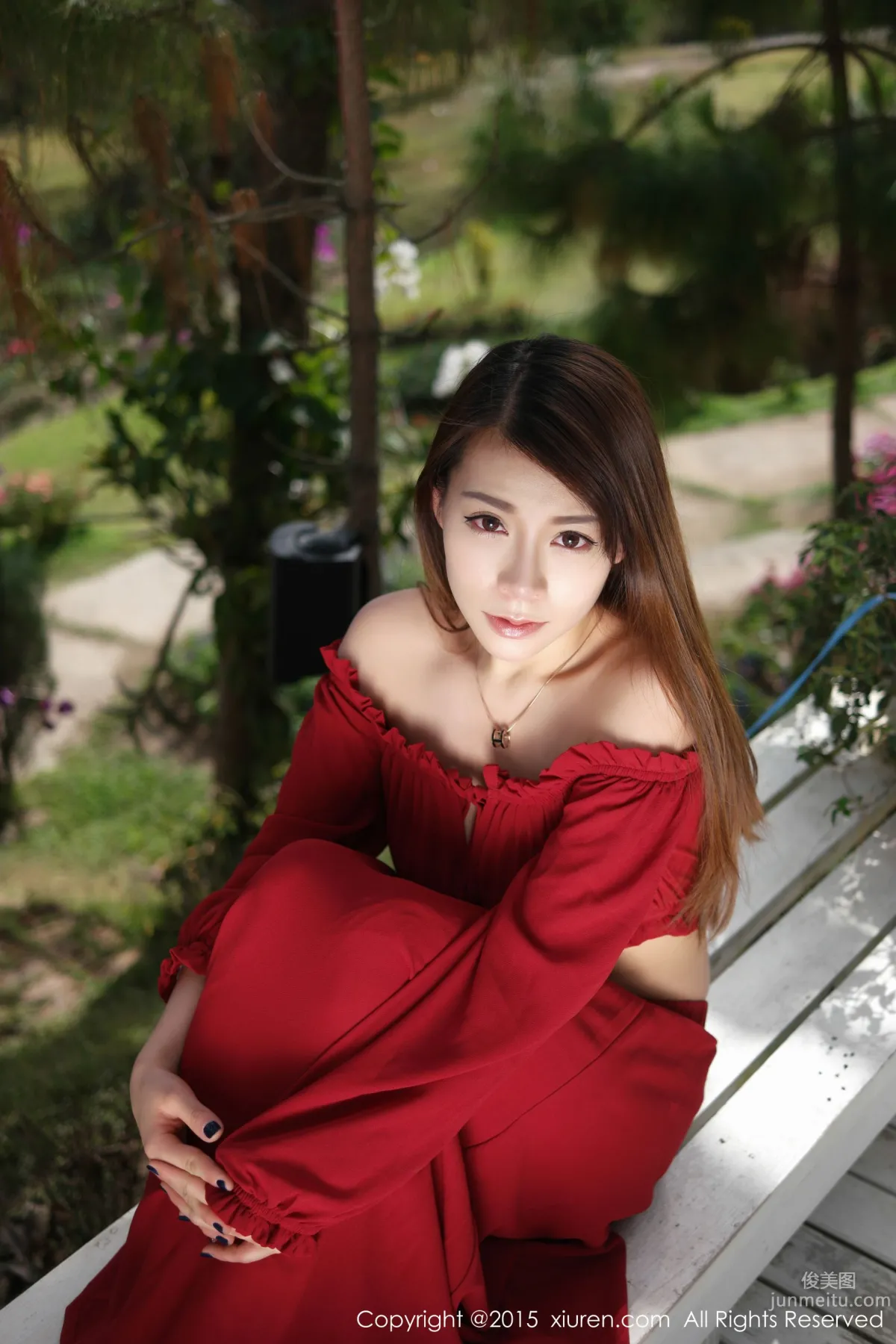 vetiver Jiabao Beier, Thailand Travel Shoot Long Dress Goddess Series [XiuRen] No.303 Photo Set photo 16
