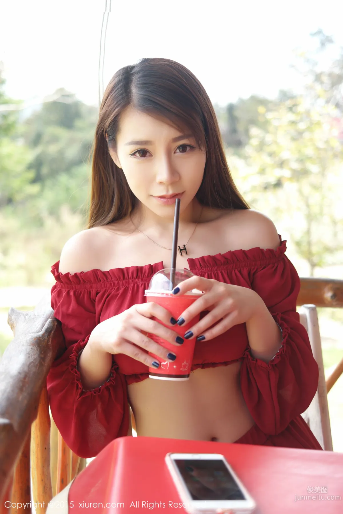 vetiver Jiabao Beier, Thailand Travel Shoot Long Dress Goddess Series [XiuRen] No.303 Photo Set photo 3