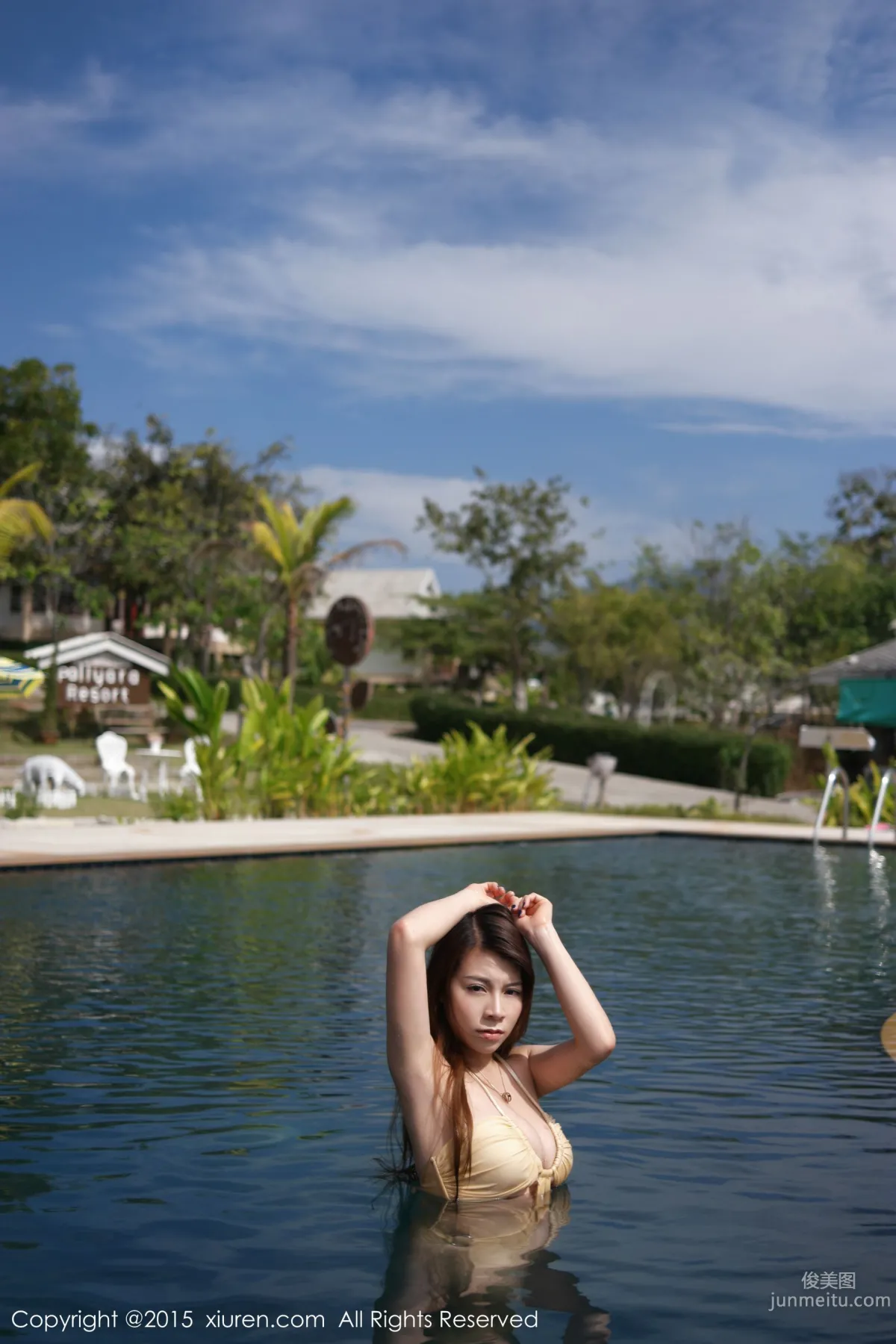 vetiver Jiabao Beier, Thailand Travel Shoot Long Dress Goddess Series [XiuRen] No.303 Photo Set photo 29