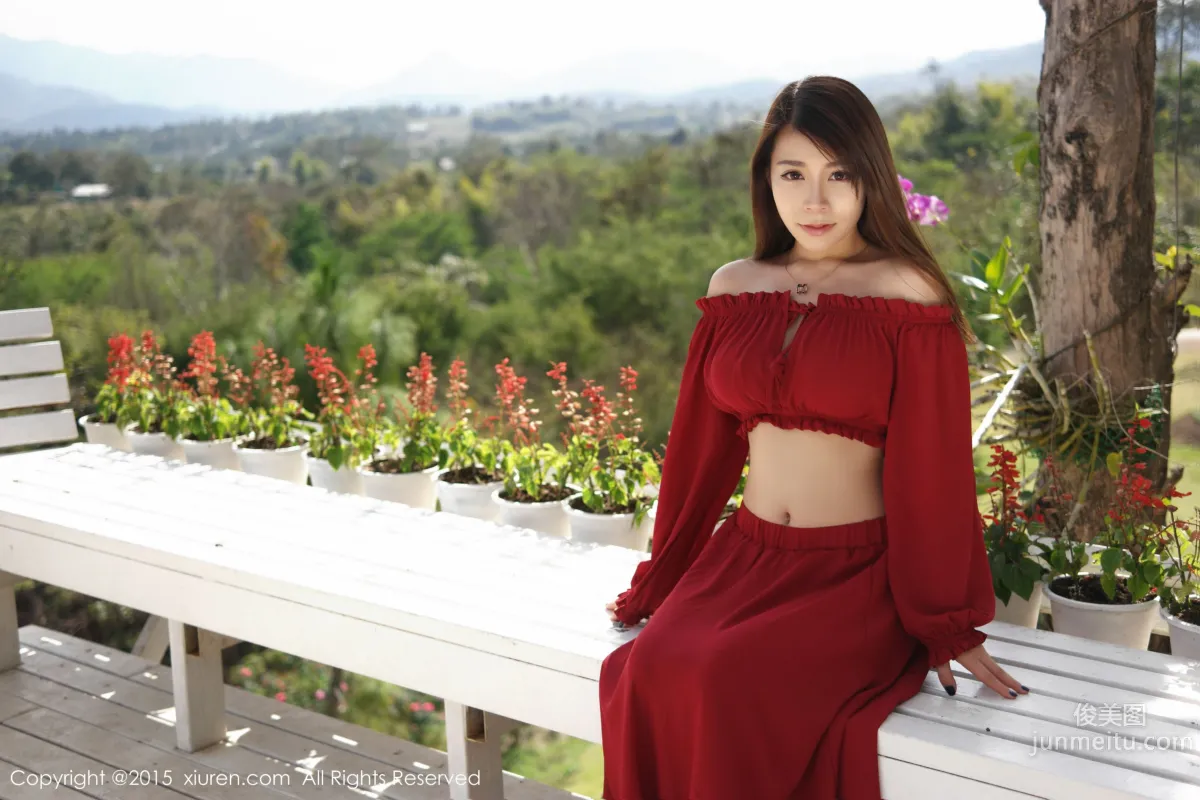 vetiver Jiabao Beier, Thailand Travel Shoot Long Dress Goddess Series [XiuRen] No.303 Photo Set photo 18