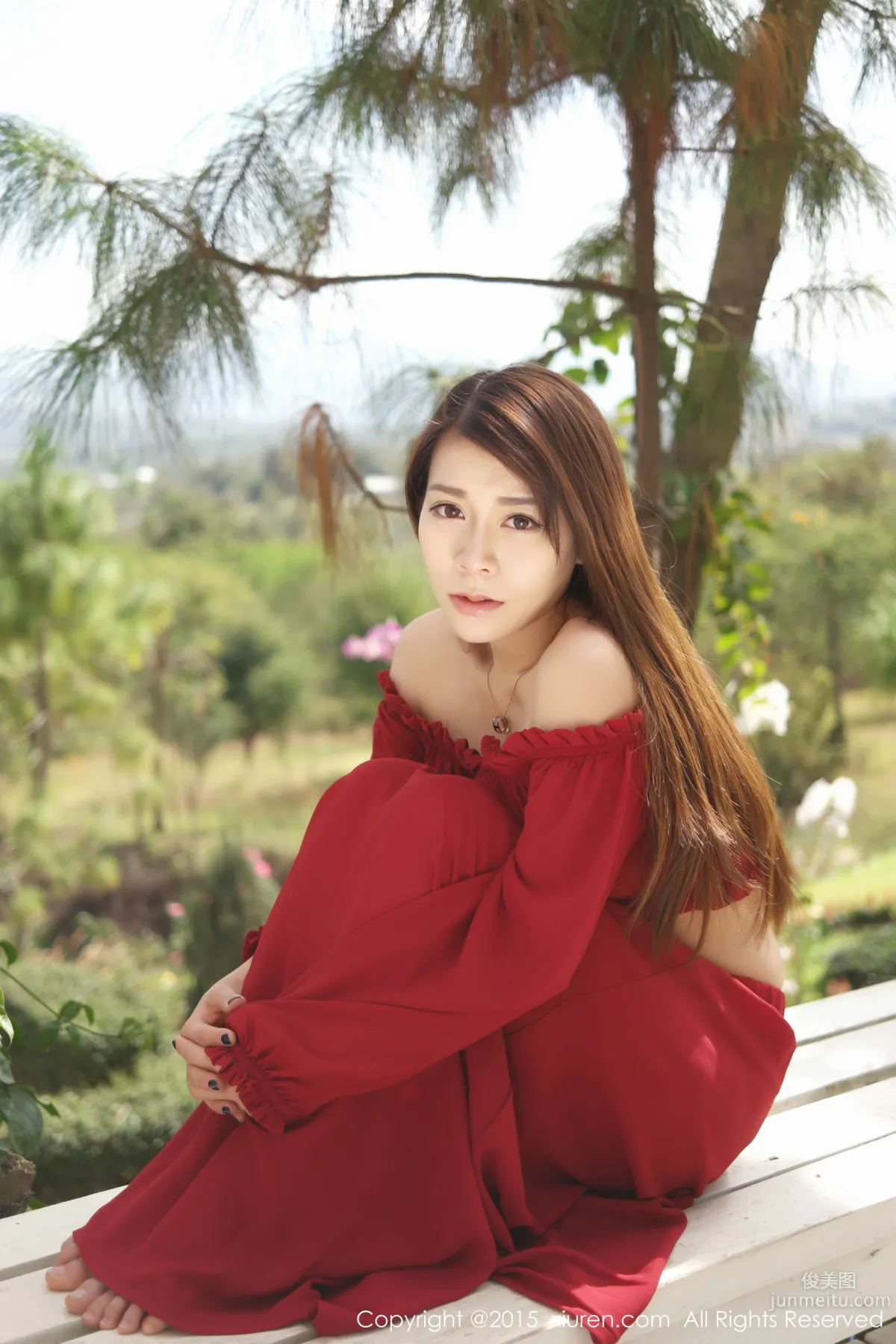 vetiver Jiabao Beier, Thailand Travel Shoot Long Dress Goddess Series [XiuRen] No.303 Photo Set photo 15