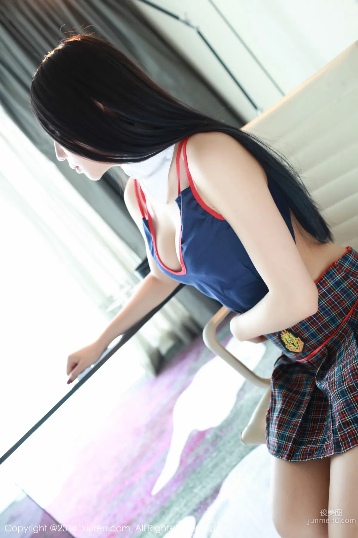 Nanxiang baby (Lin Enzhi alu) Bold Private Shoot + Uniform Series [XiuRen] No.242 Photo Set photo 25