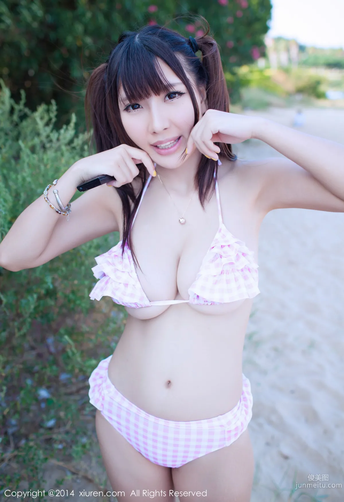 Li Zhenji/Xiaoqian sunny Big Bust Lingerie + Seaside Series [XiuRen] No.227 Photo Set photo 53