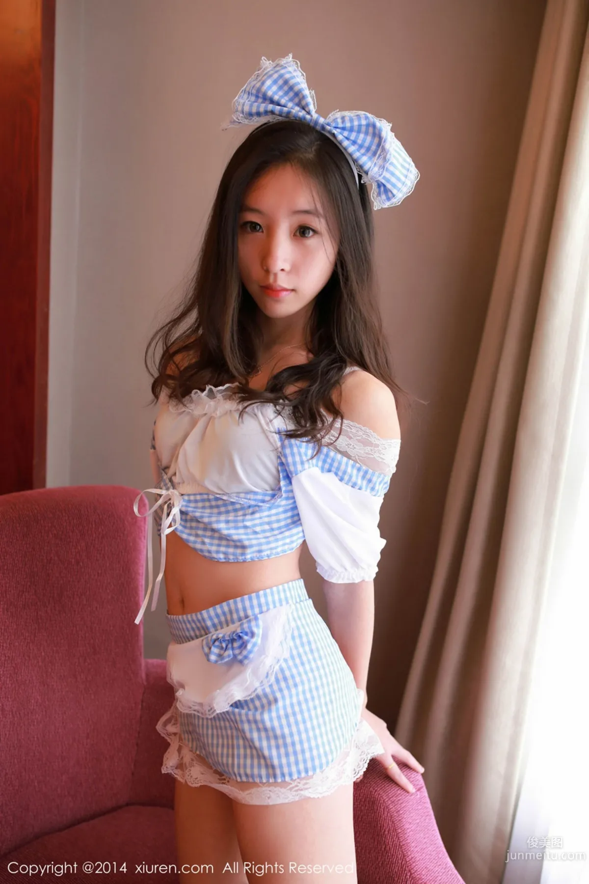 Zixuan Crystal, Cook Outfit + Lace Fishnet Stockings, [XiuRen] No.263, Photo Set photo 14