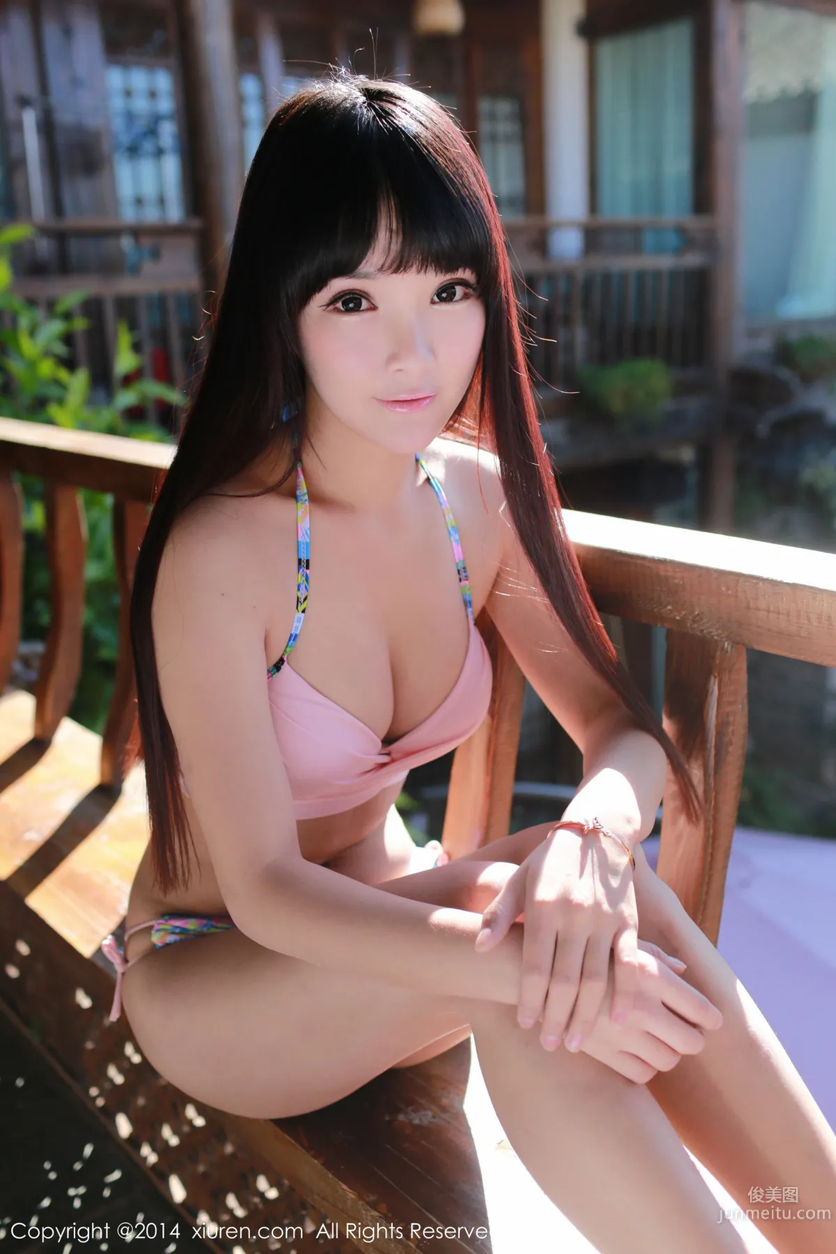 妮儿Bluelabel/刘妮《肚兜+内衣》 [秀人网XiuRen] No.239 写真集7
