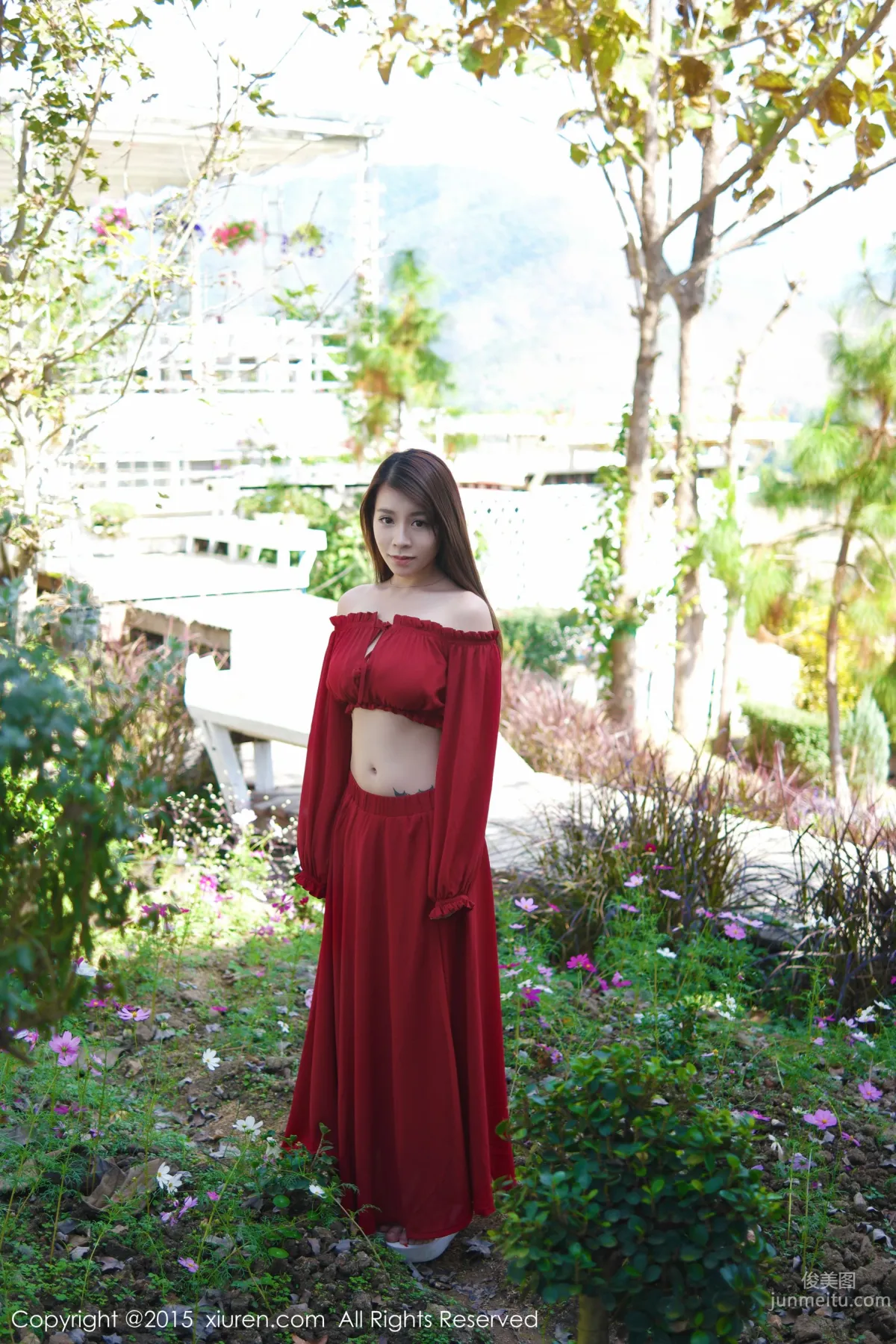 vetiver Jiabao Beier, Thailand Travel Shoot Long Dress Goddess Series [XiuRen] No.303 Photo Set photo 28