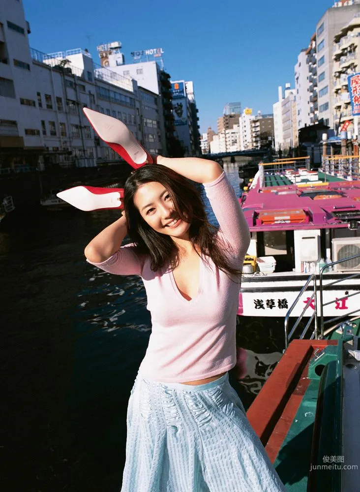 Haruna Yabuki, Waiting at the Pier Photo Set [YS Web] Vol.150 photo 16