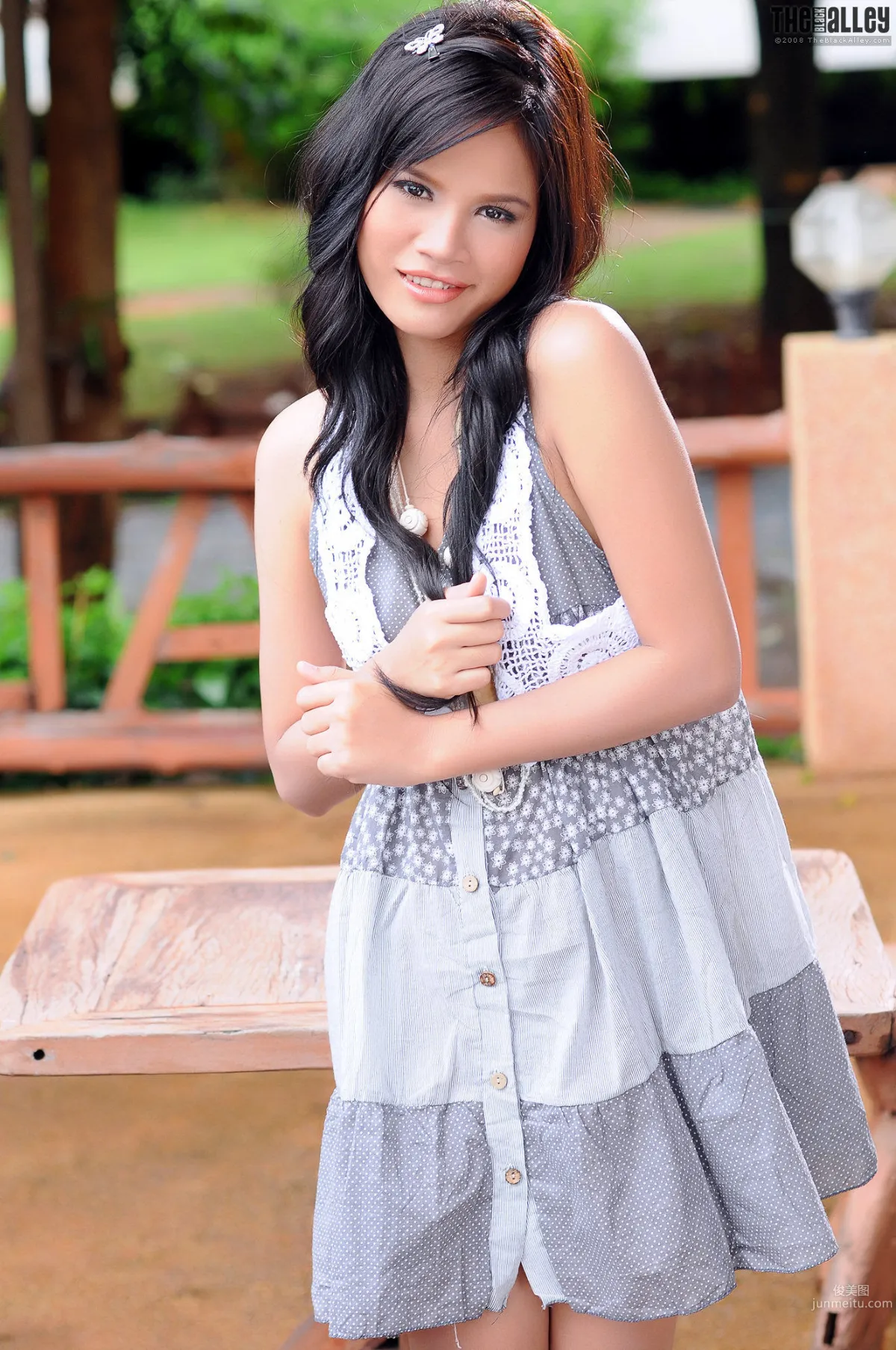 [The Black Alley] Honey Koo, Pure Dress Photo Set photo 12