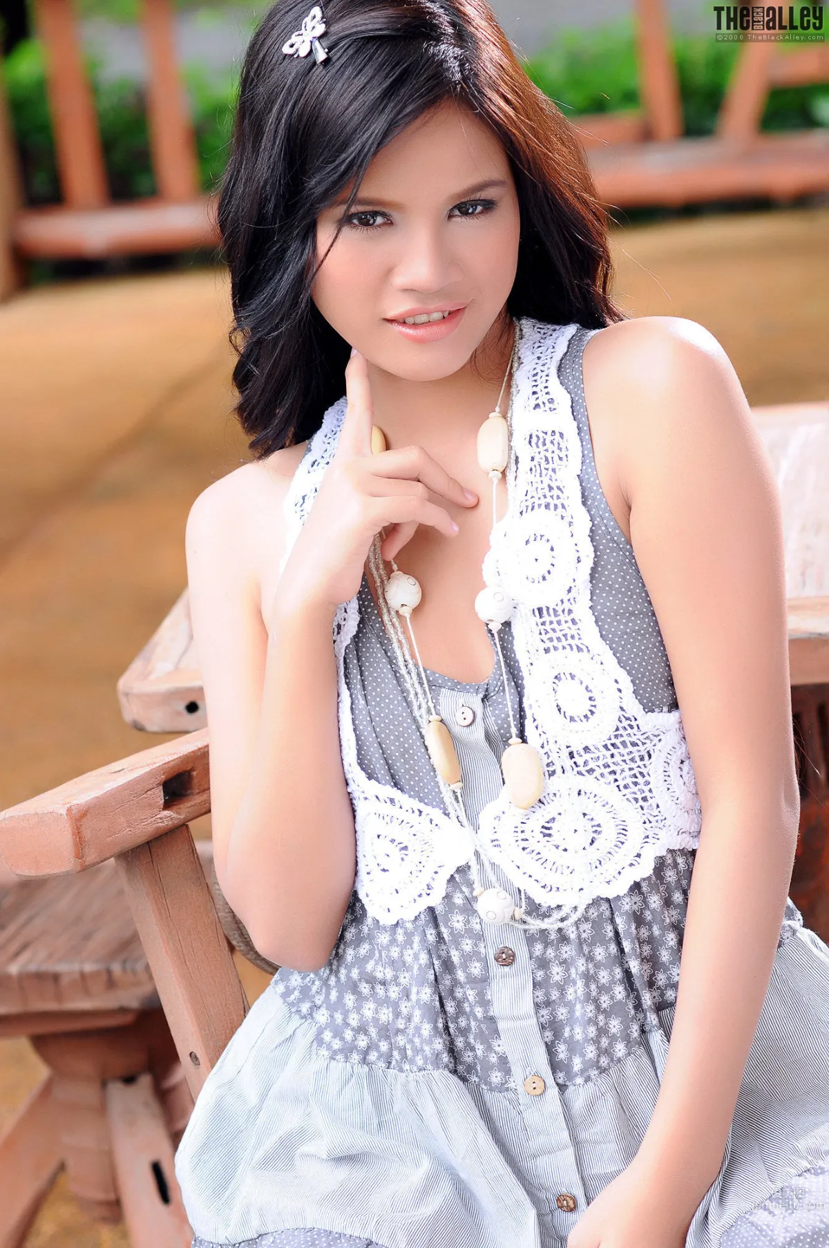 [The Black Alley] Honey Koo, Pure Dress Photo Set photo 7