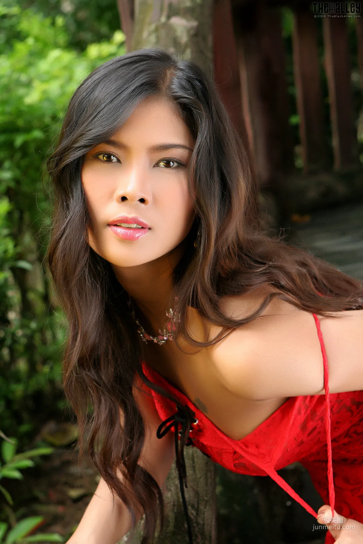 [The Black Alley] Nattheera Raiwan Lace Short Skirt Body Photography Photo Set photo 9