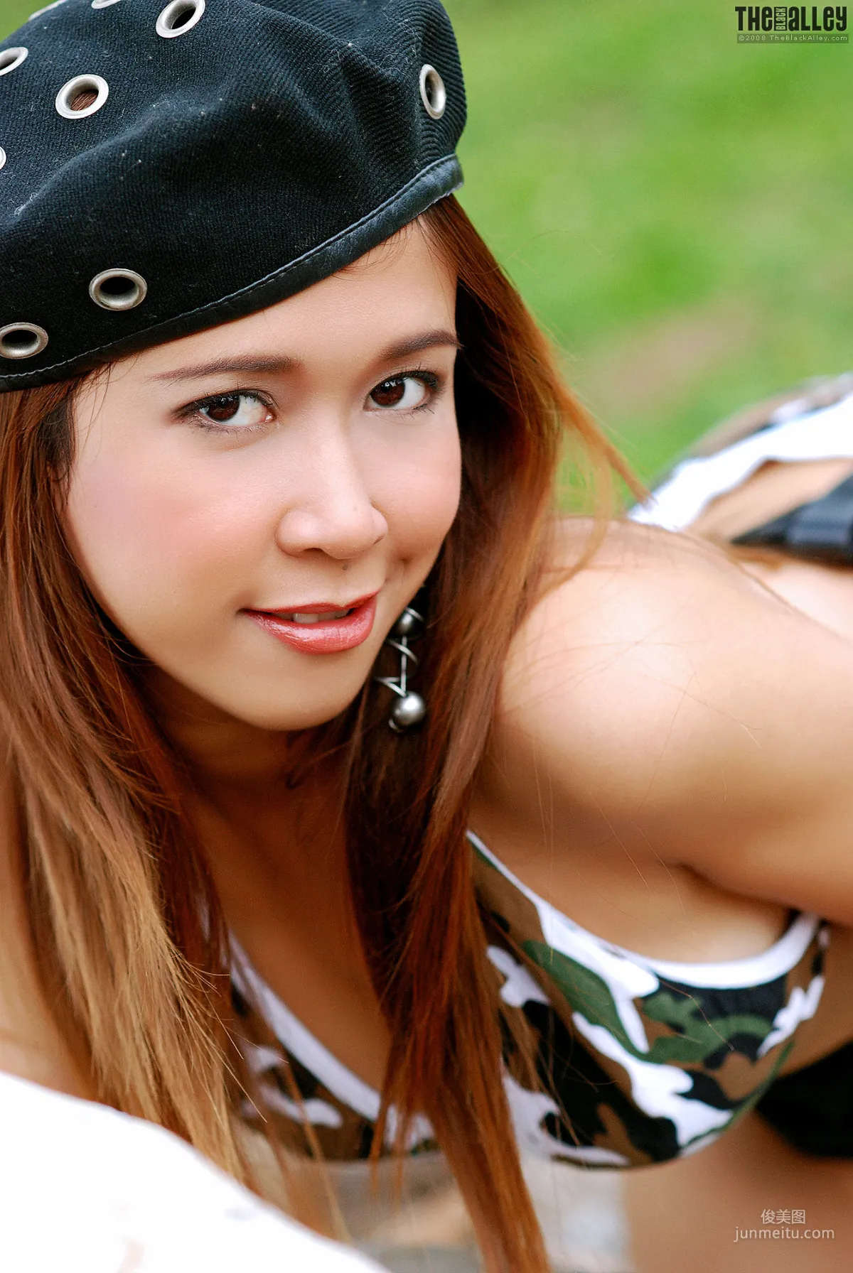 [TheBlackAlley/TBA Black Alley] Veranda Wei Female Soldier Body Photography Photo Set photo 47