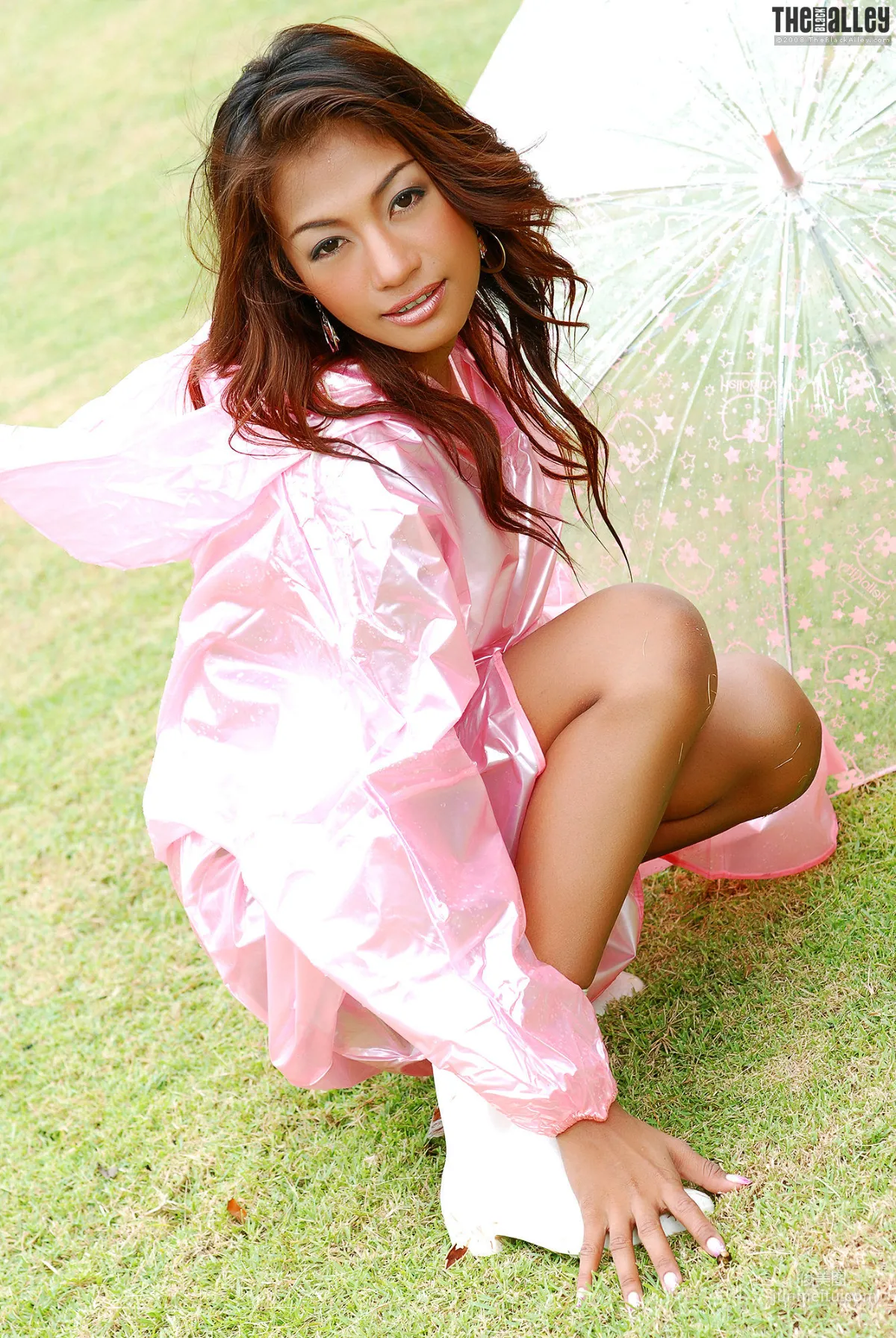 [The Black Alley/TBA黑巷] Prissila Khan 雨衣摄影 写真集14