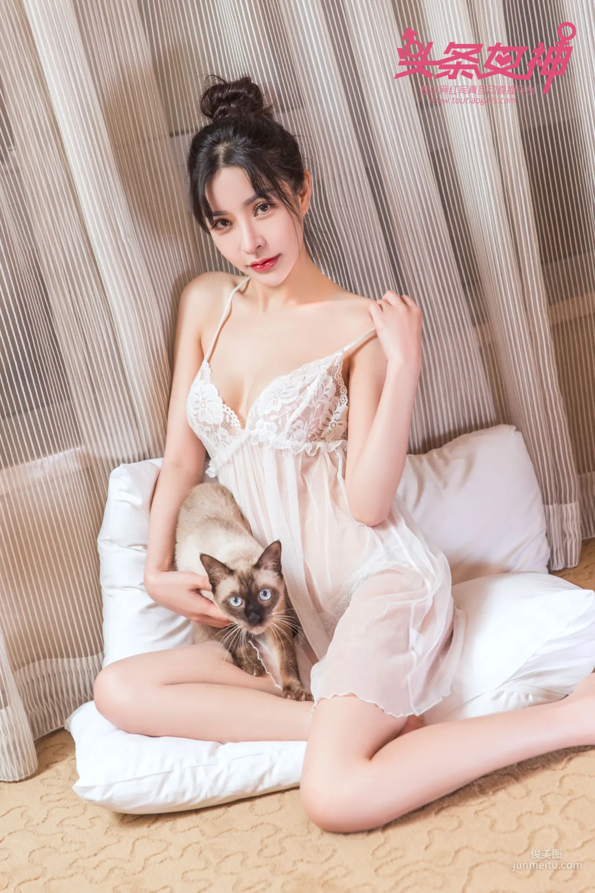 Baby《少女与猫》 [头条女神Toutiaogirls] 写真集1