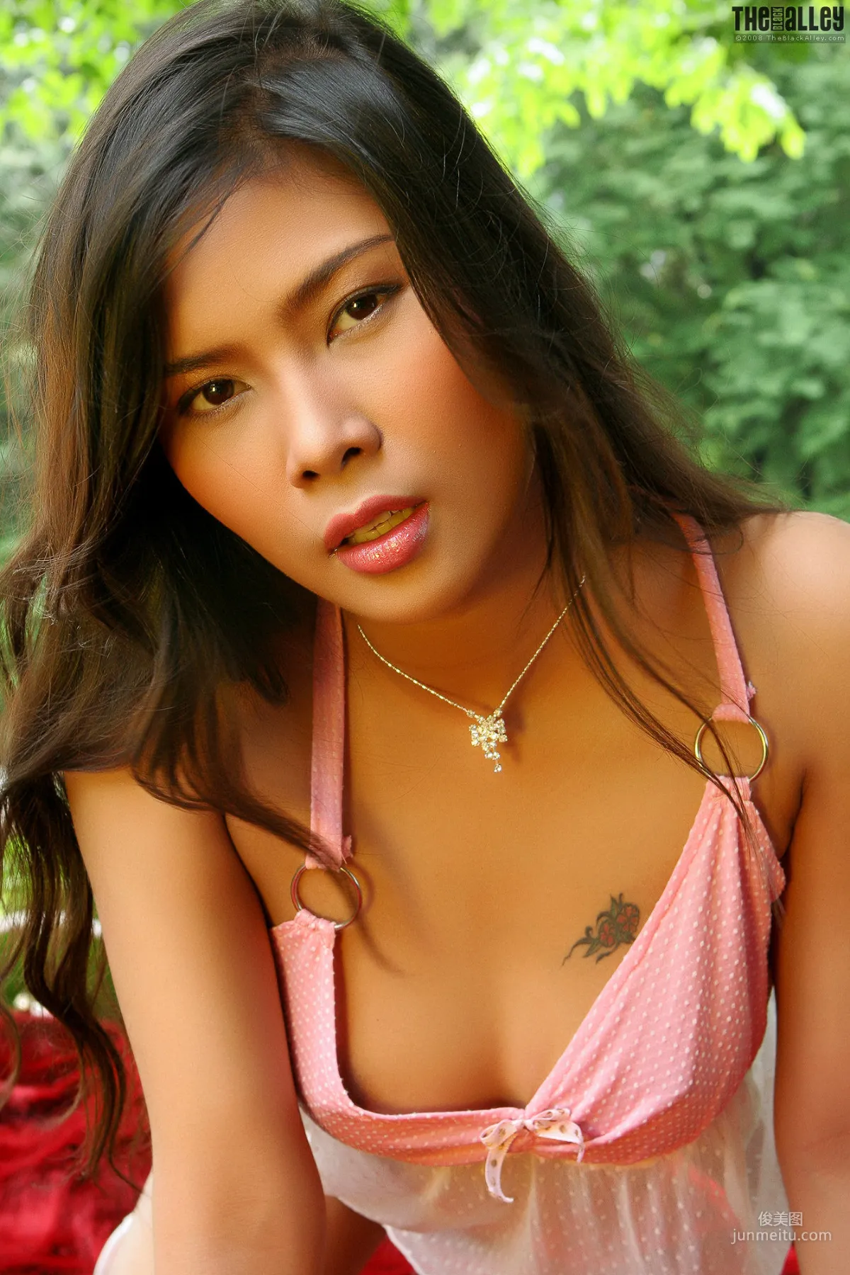 [The Black Alley] Nattheera Raiwan, See-Through Temptation, Photo Set photo 17