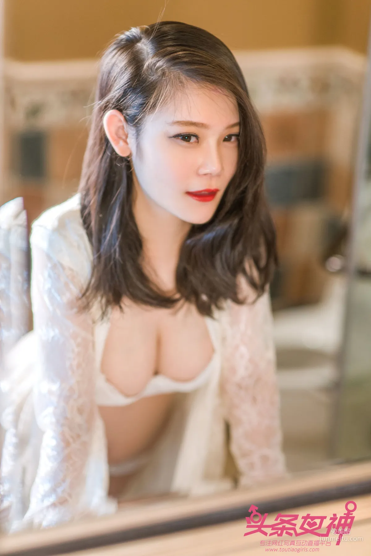 Xiao Mei 'Transparent Lustful Girl in the Bathroom' [TouTiao Goddess] Photo Set photo 9