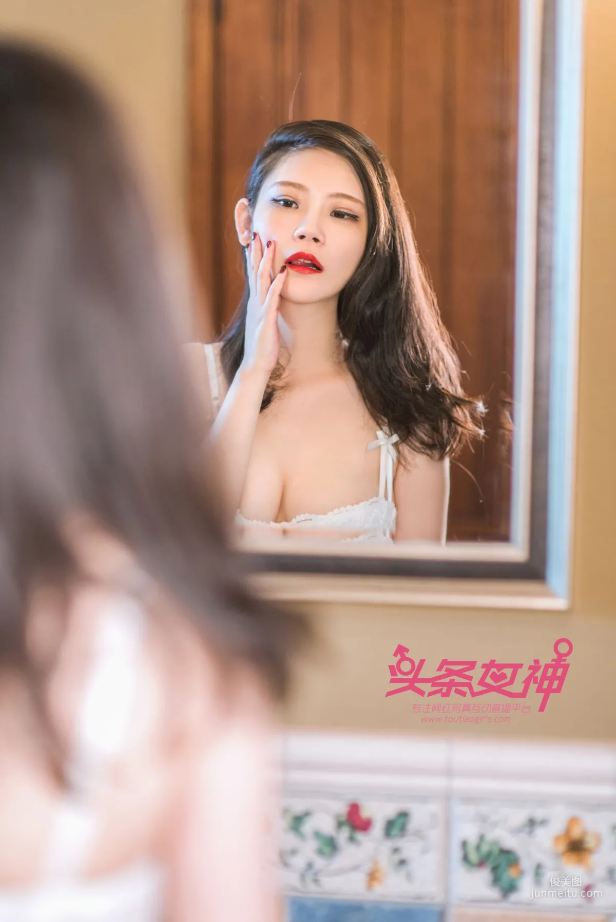 Xiao Mei 'Transparent Lustful Girl in the Bathroom' [TouTiao Goddess] Photo Set photo 10