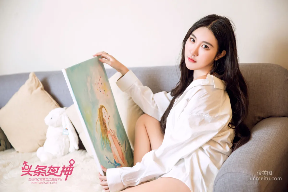 An Yuqi, Girl in the Painting [TouTiao Goddess] Photo Set photo 2