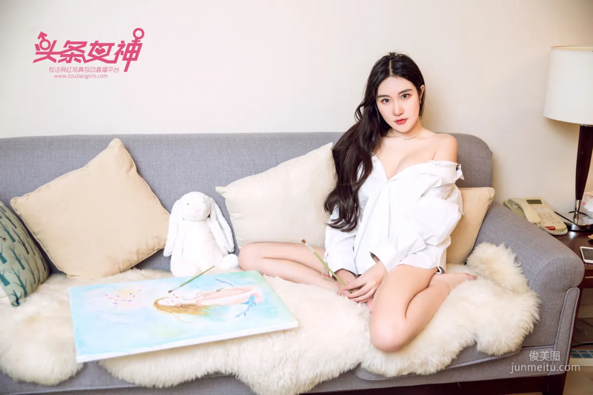 An Yuqi, Girl in the Painting [TouTiao Goddess] Photo Set photo 6