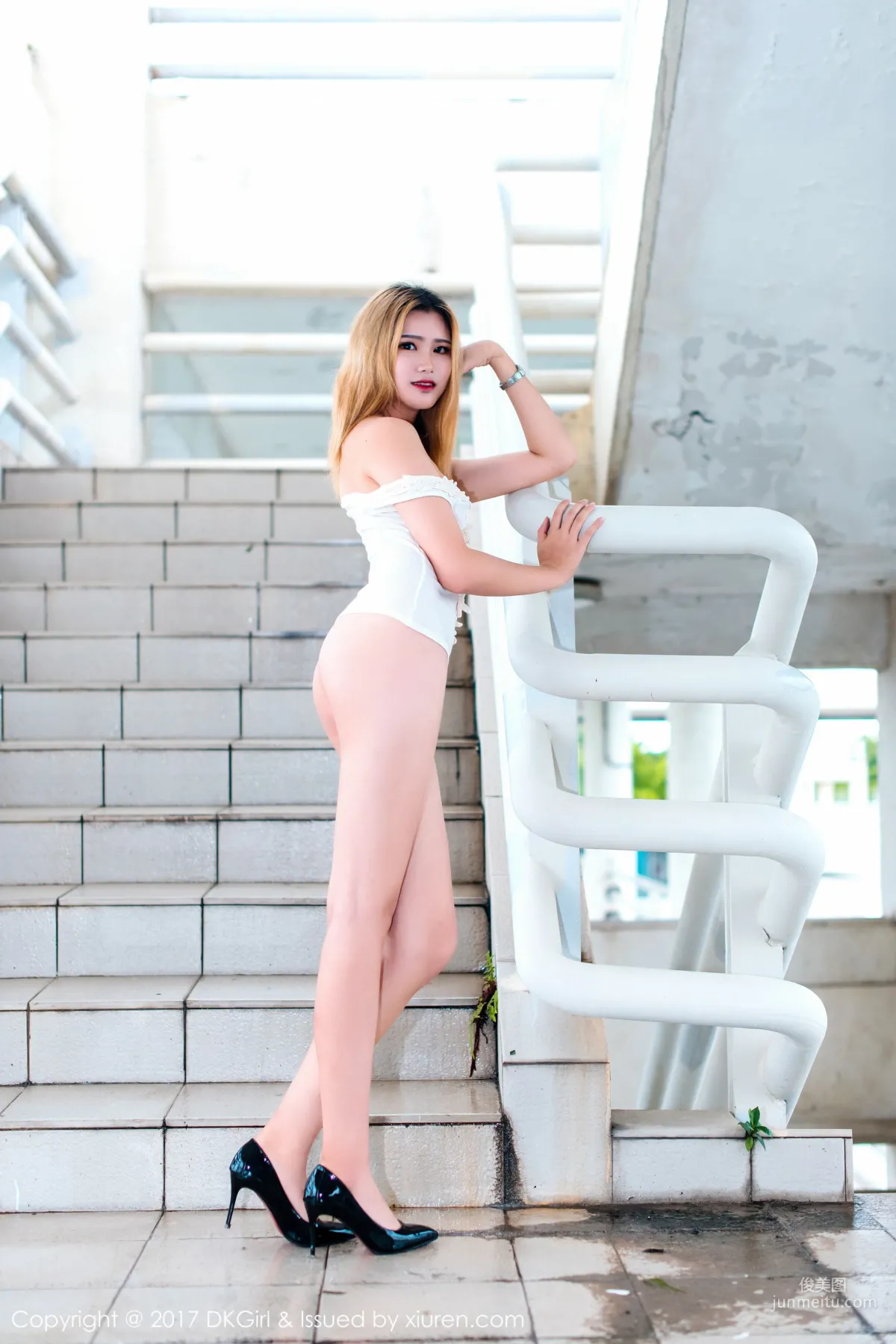 Ting Tingting, 172 Long-Legged Beauty, Bold Outdoor Exposure [DKGirl] Vol.038 Photo Set photo 26