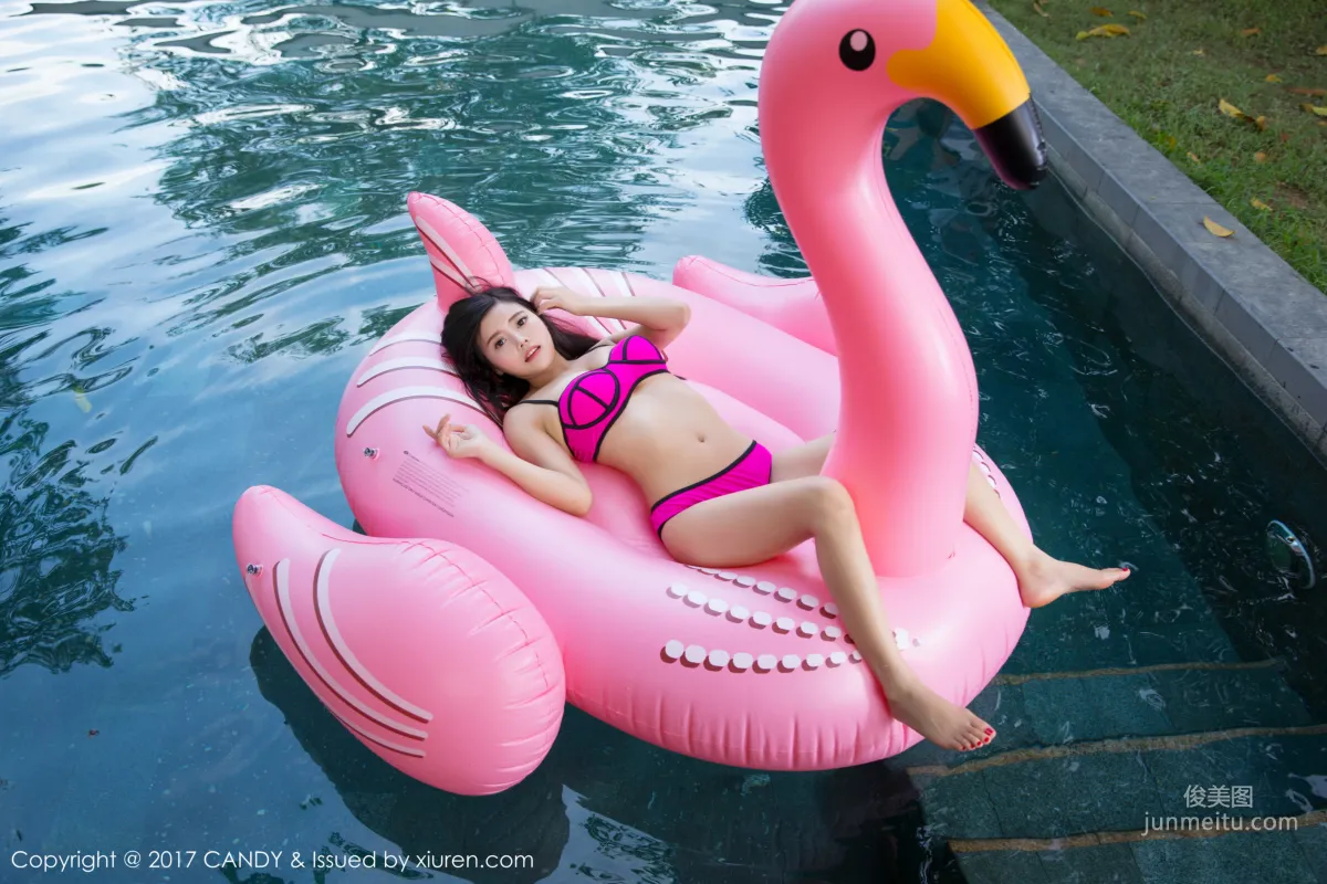 Linmei Huizi Mieko Pool Wet Body Playing in Water [Candy] Vol.028 Photo Set photo 15