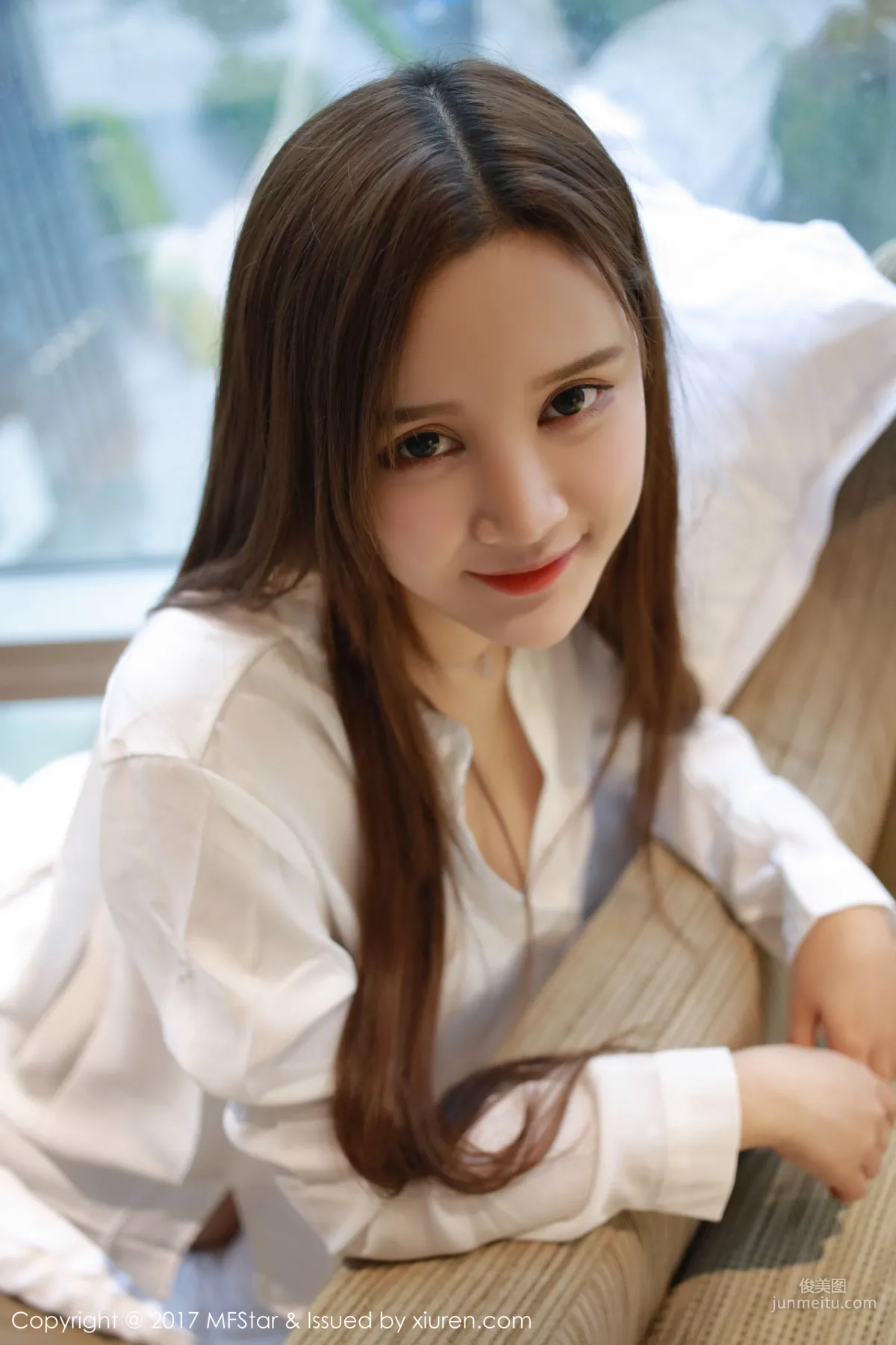 Shanshan, Sexy Bodysuit + White Shirt [MFStar] Vol.108 Photo Set photo 46