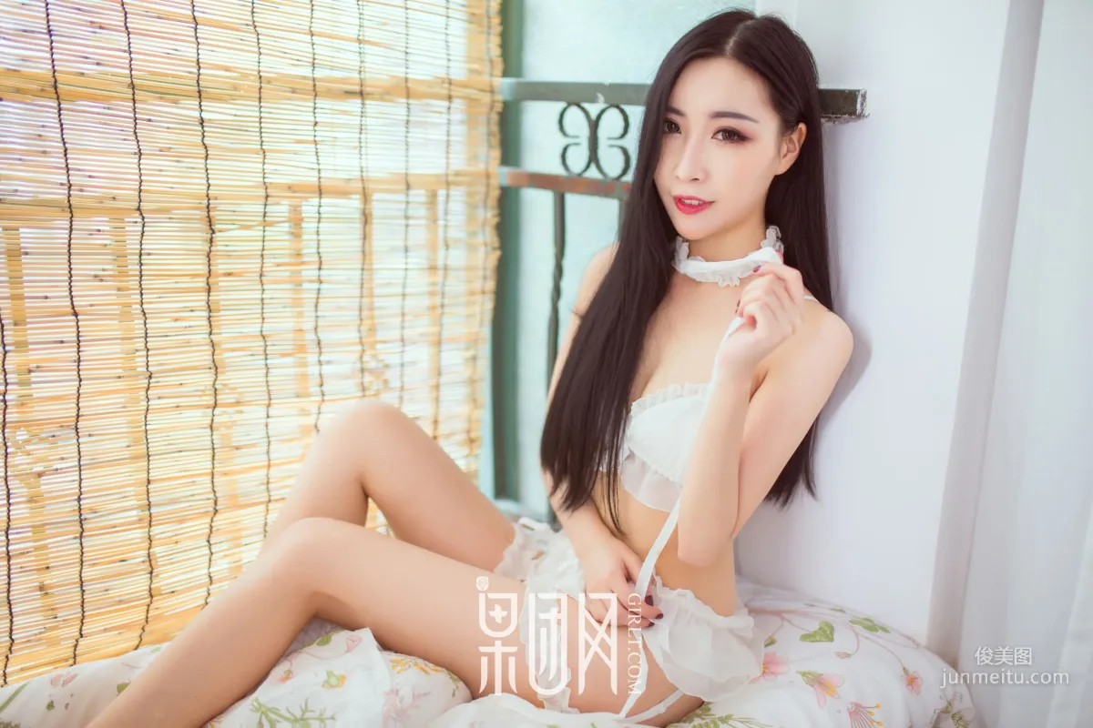 Xiao Yu, White Stockings Beautiful Photos [Girlt] NO.099 Photo Set photo 18