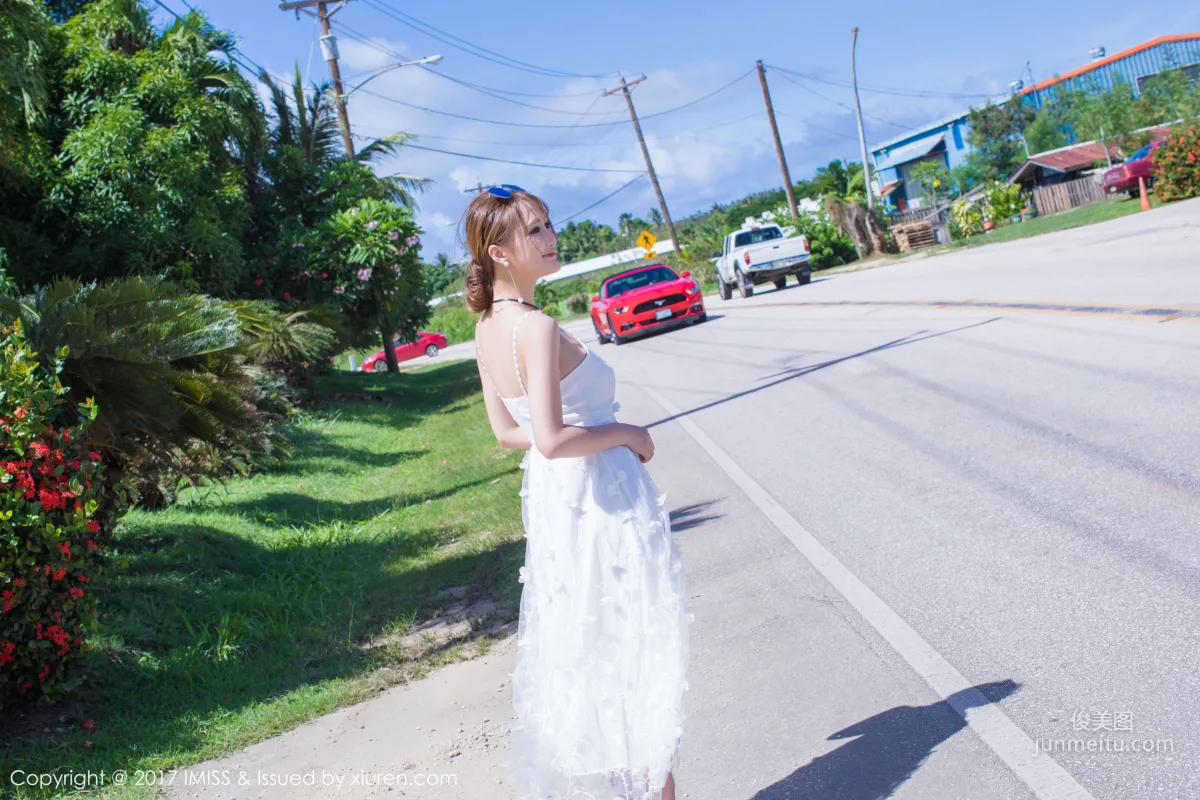 Yuwei Vivian Sexy OL + Fresh White Long Dress [IMISS] Vol.191 Photo Set photo 18