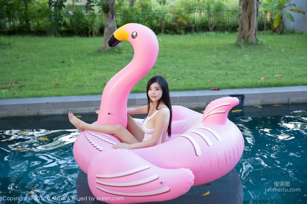 Linmei Huizi Mieko Pool Wet Body Playing in Water [Candy] Vol.028 Photo Set photo 32