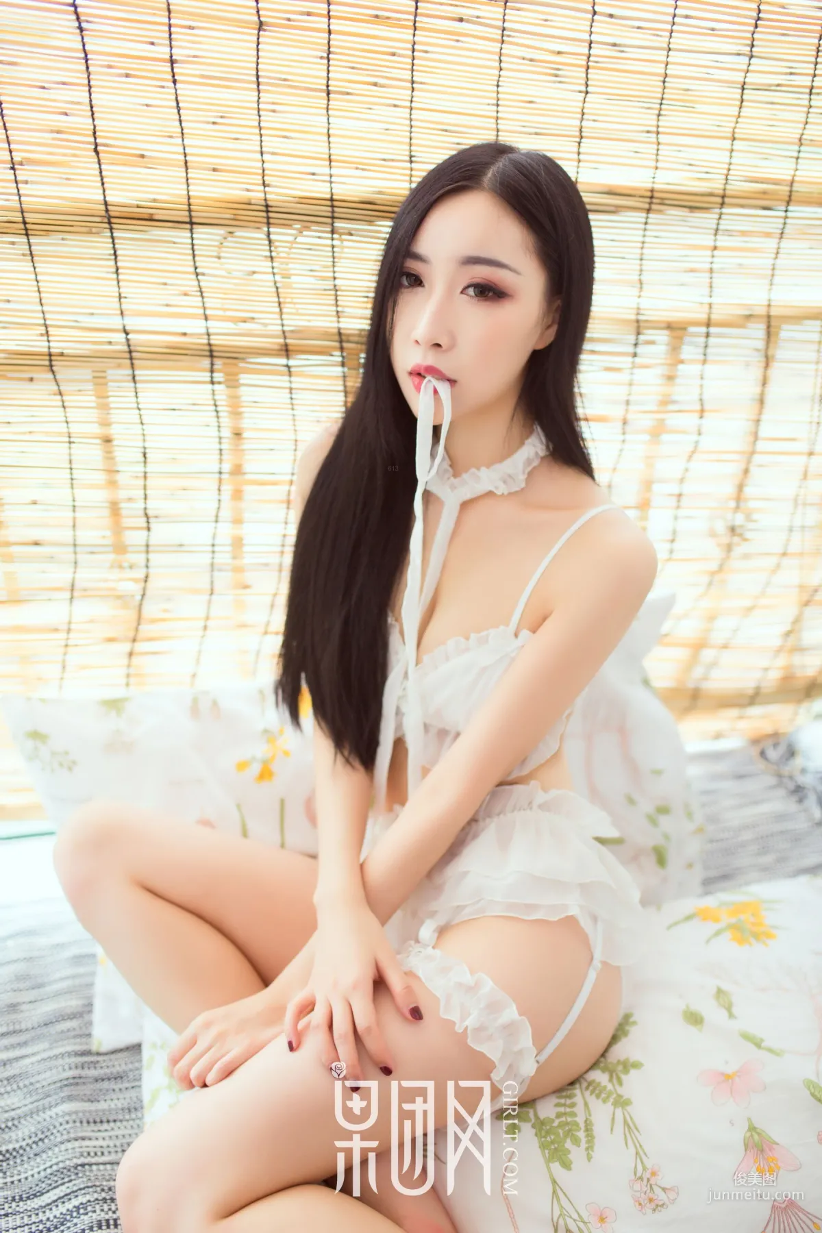 Xiao Yu, White Stockings Beautiful Photos [Girlt] NO.099 Photo Set photo 34