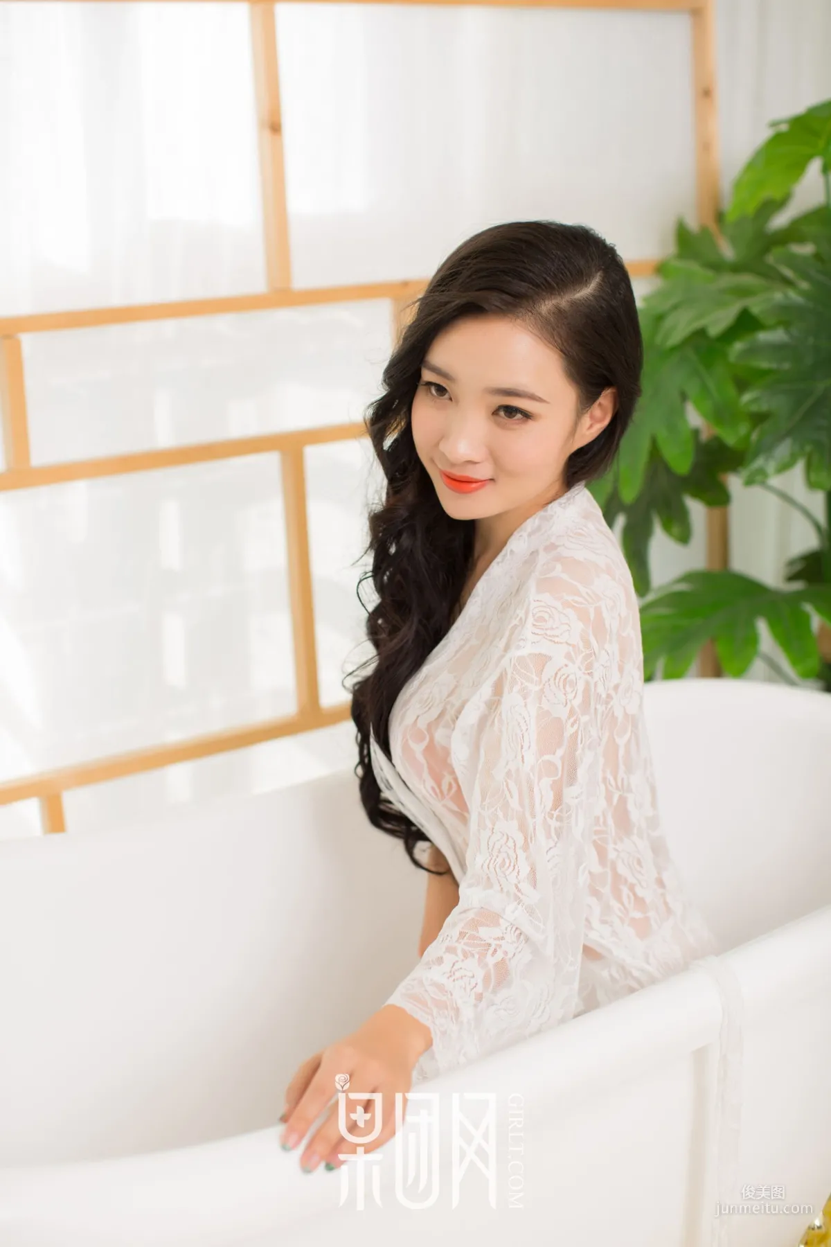 "White Lace & Black Bodysuit Fishnet Stockings" [Girlt] NO.085 Photo Set photo 5
