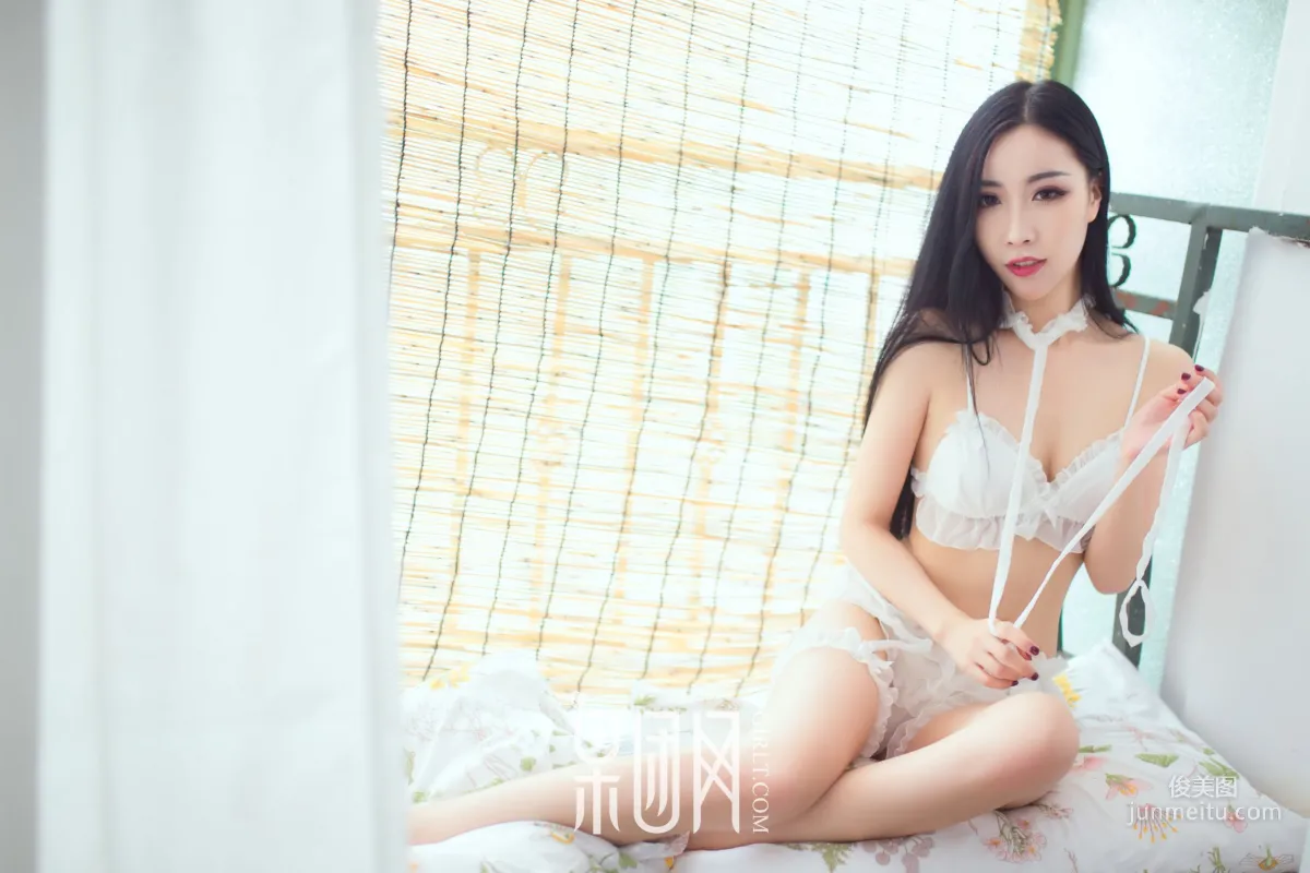 Xiao Yu, White Stockings Beautiful Photos [Girlt] NO.099 Photo Set photo 27