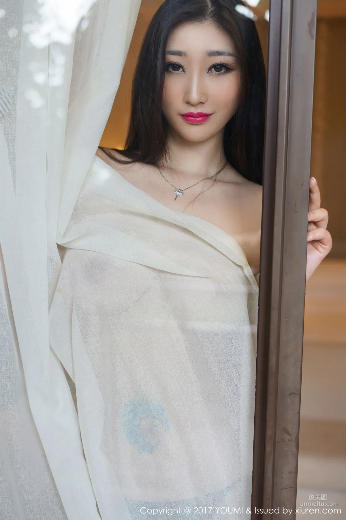 Daji Toxic, The Temptation of Sheer Fabric Covering the Body [YouMi] Vol.063 Photo Set photo 15