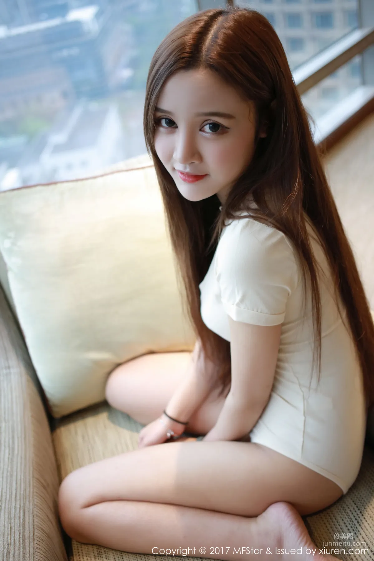 Shanshan, Sexy Bodysuit + White Shirt [MFStar] Vol.108 Photo Set photo 14