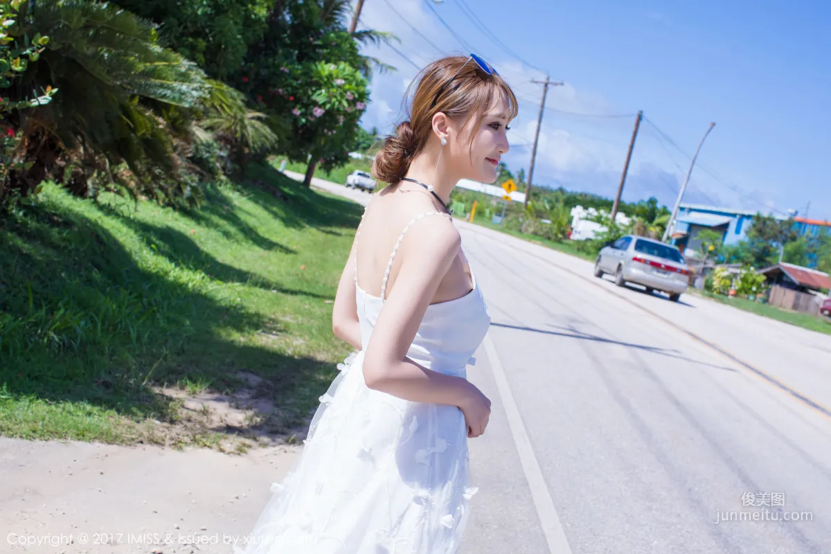 Yuwei Vivian Sexy OL + Fresh White Long Dress [IMISS] Vol.191 Photo Set photo 19