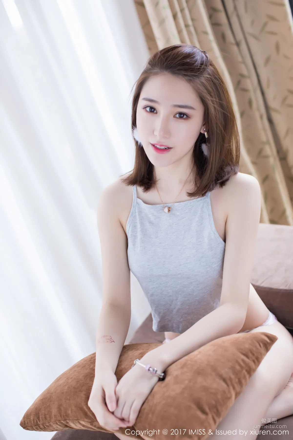 Liu Yining Lynn, Lace Lingerie + Sexy Dudou [IMISS] Vol.186 Photo Set photo 14
