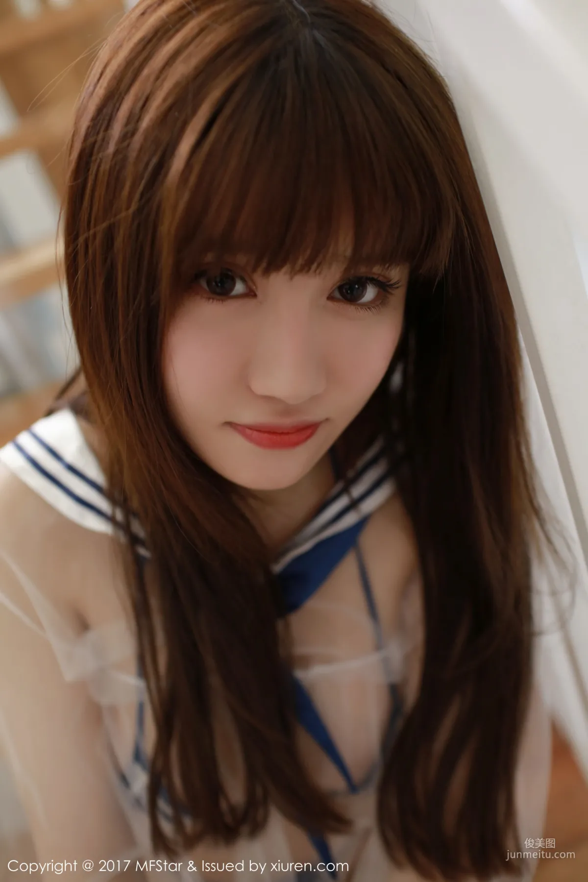 K8 Aojiao Mengmeng Vivian 《Sexy Halter Top + Semi-Transparent Bikini》 [MFStar] Vol.105 Photo Set photo 36