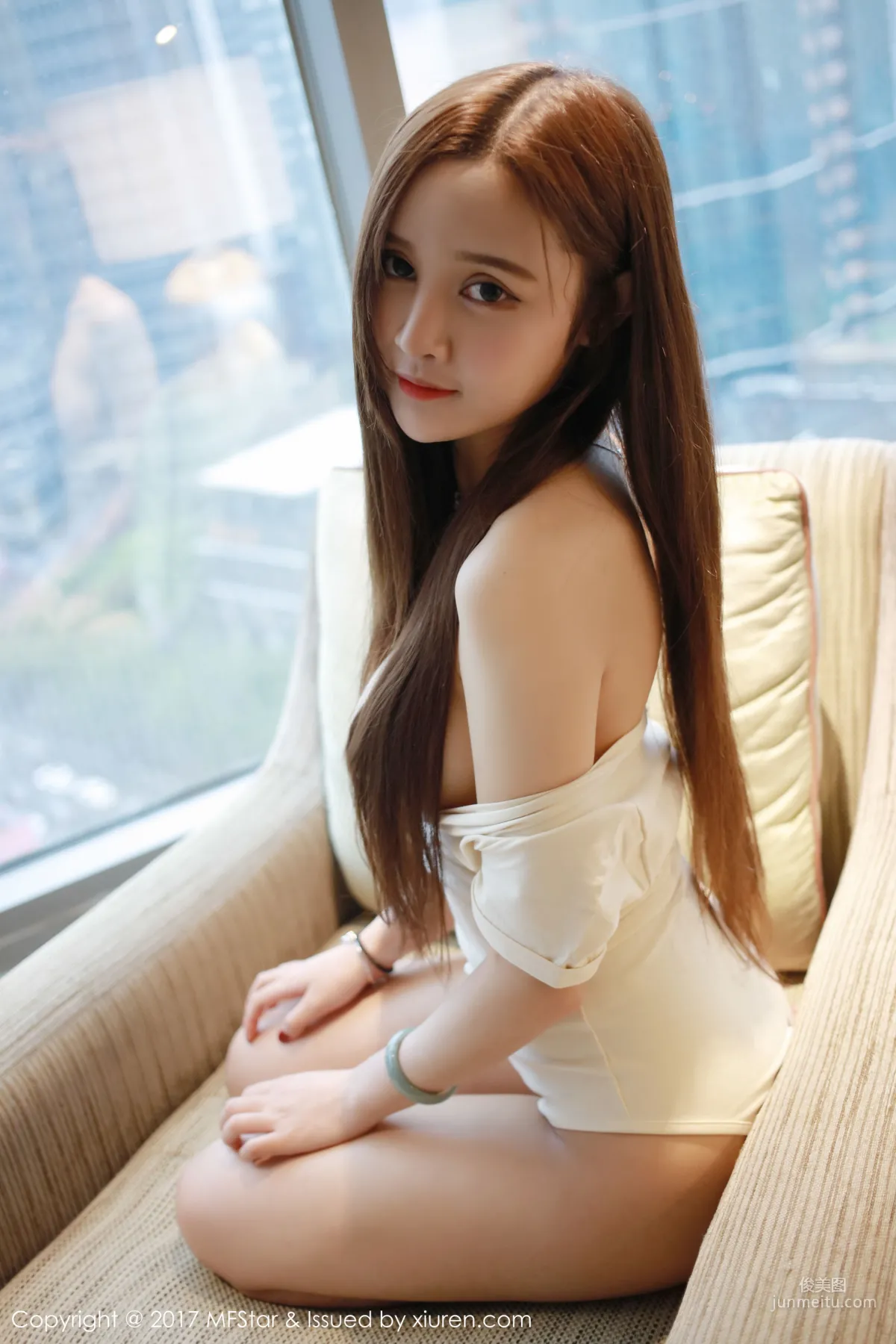 Shanshan, Sexy Bodysuit + White Shirt [MFStar] Vol.108 Photo Set photo 34