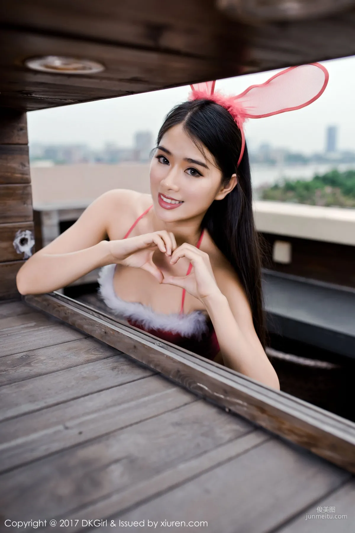 High-Face-Value Beauty @A Baobao, Lace Lingerie + Bunny Girl [DKGirl] Vol.041 Photo Set photo 37