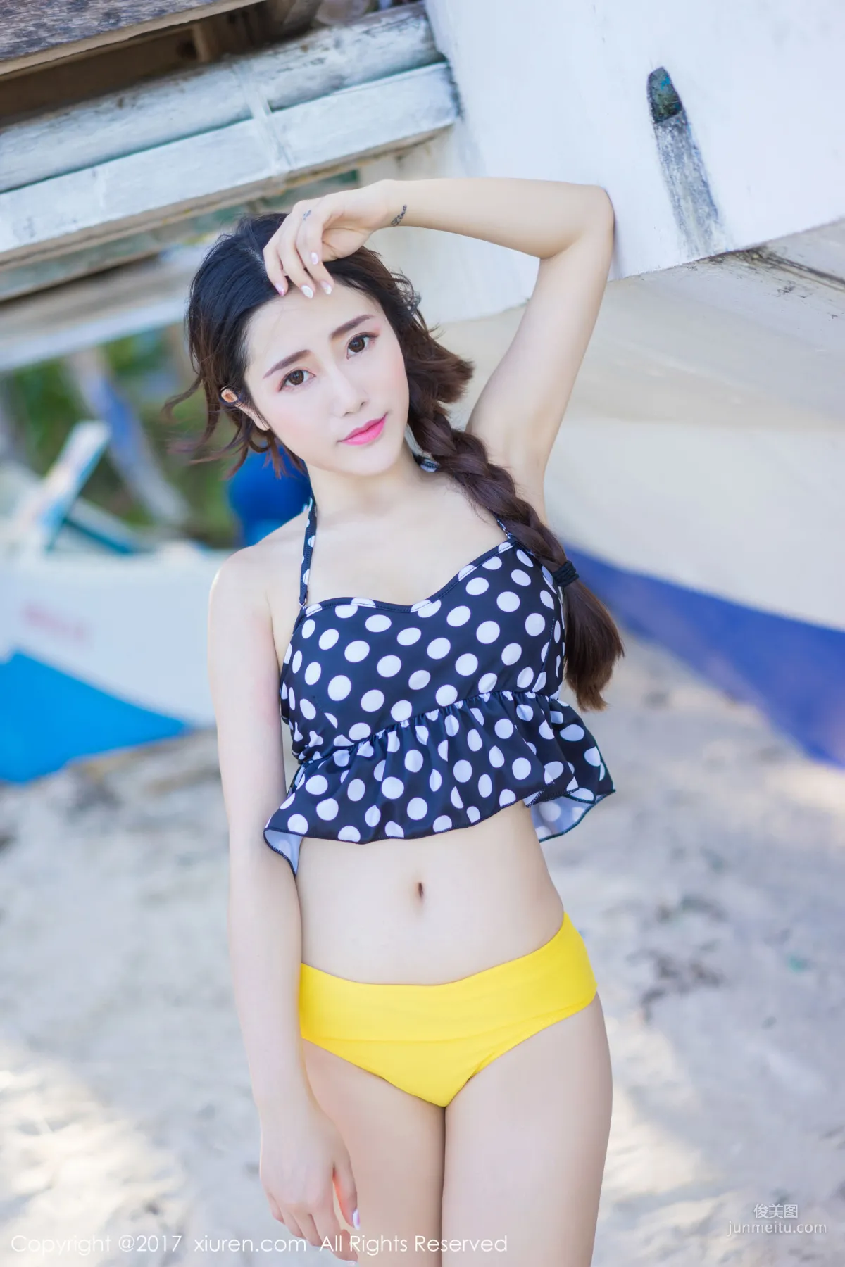 Dou Douliang Youlina 'Fresh Outdoors, Sexy Close-Ups Indoors' [XiuRen] NO.814 Photo Set photo 46