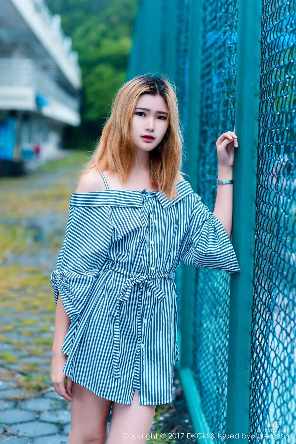 Ting Tingting, 172 Long-Legged Beauty, Bold Outdoor Exposure [DKGirl] Vol.038 Photo Set photo 1