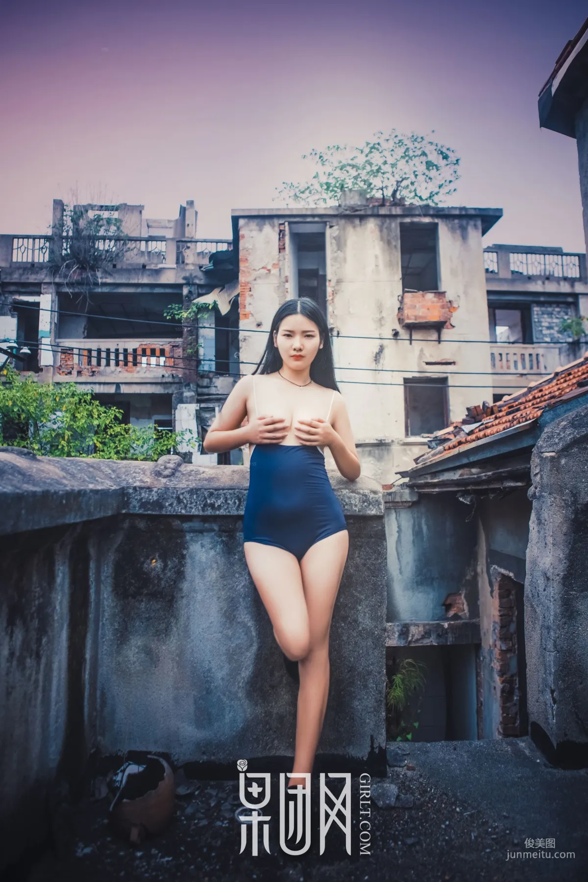 In the Silent and Dilapidated Old House, a Steamy Scene Is Unfolding! [Girlt] NO.089 Photo Set photo 12