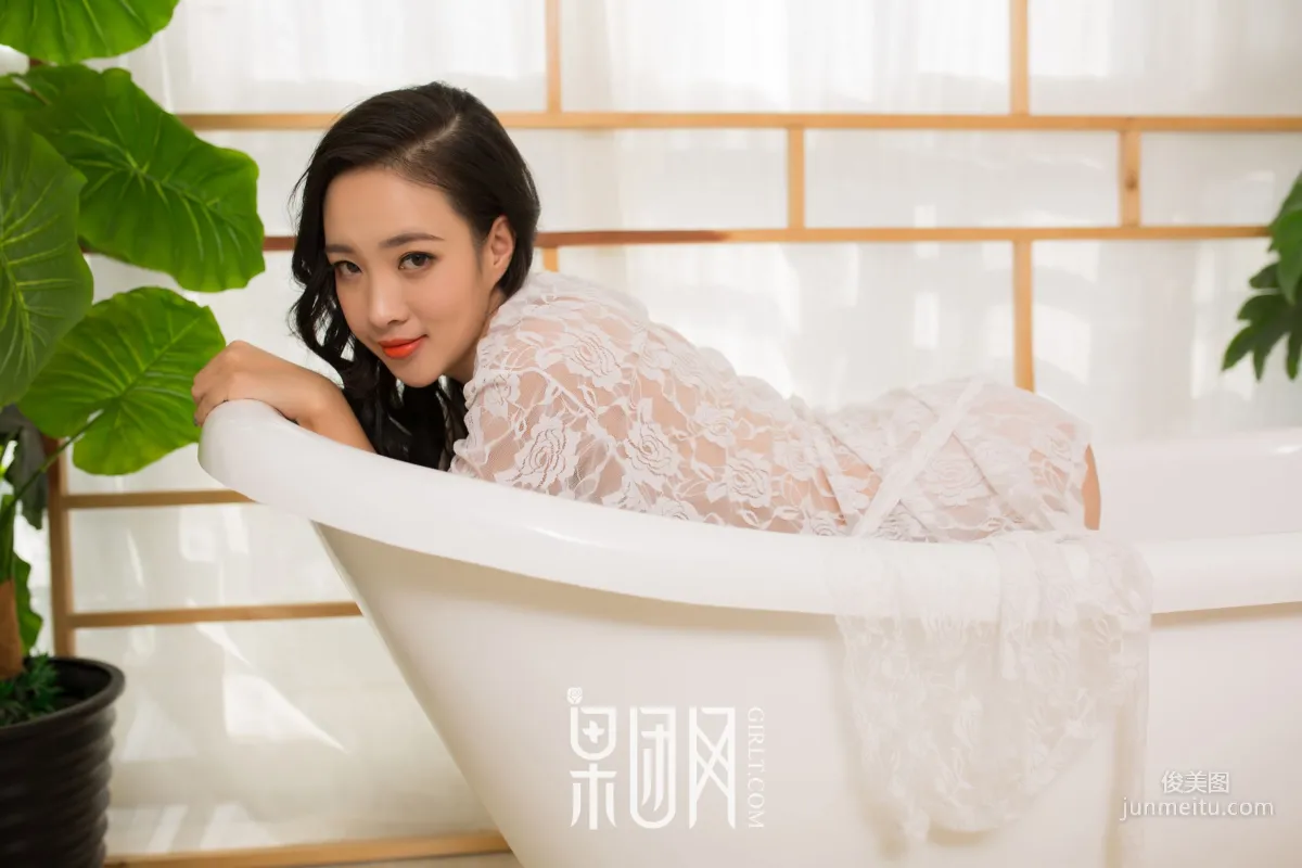 "White Lace & Black Bodysuit Fishnet Stockings" [Girlt] NO.085 Photo Set photo 2