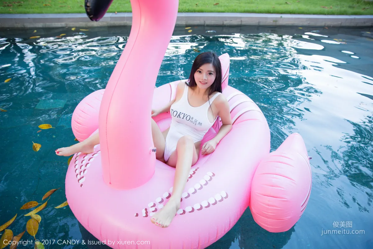 Linmei Huizi Mieko Pool Wet Body Playing in Water [Candy] Vol.028 Photo Set photo 34