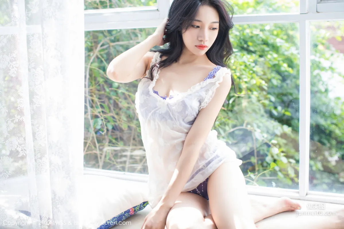 Xiaohuli Sica Black Lace and Beautiful Legs, An Extremely Seductive Performance [IMISS] Vol.187 Photo Set photo 9