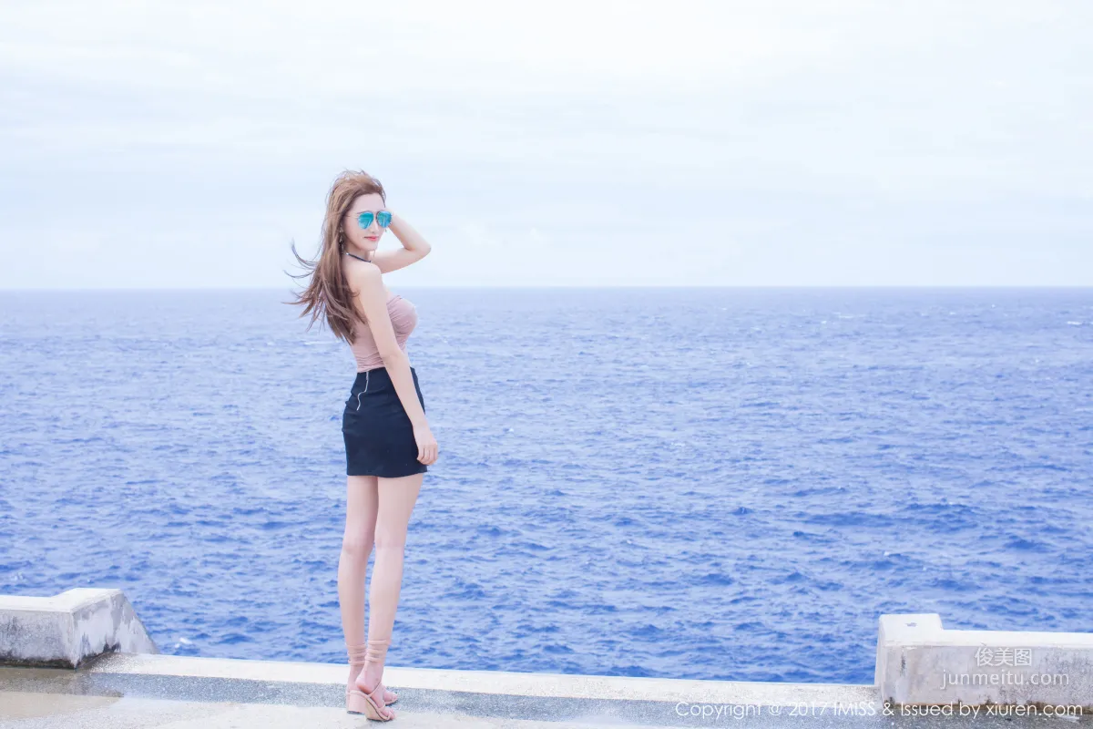 Yuwei Vivian Sexy OL + Fresh White Long Dress [IMISS] Vol.191 Photo Set photo 10