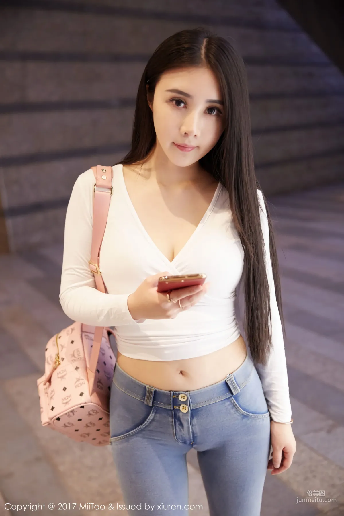 Lu Xuanxuan Cecilia, Denim Goddess + Street Snap [MiiTao] Vol.084 Photo Set photo 26