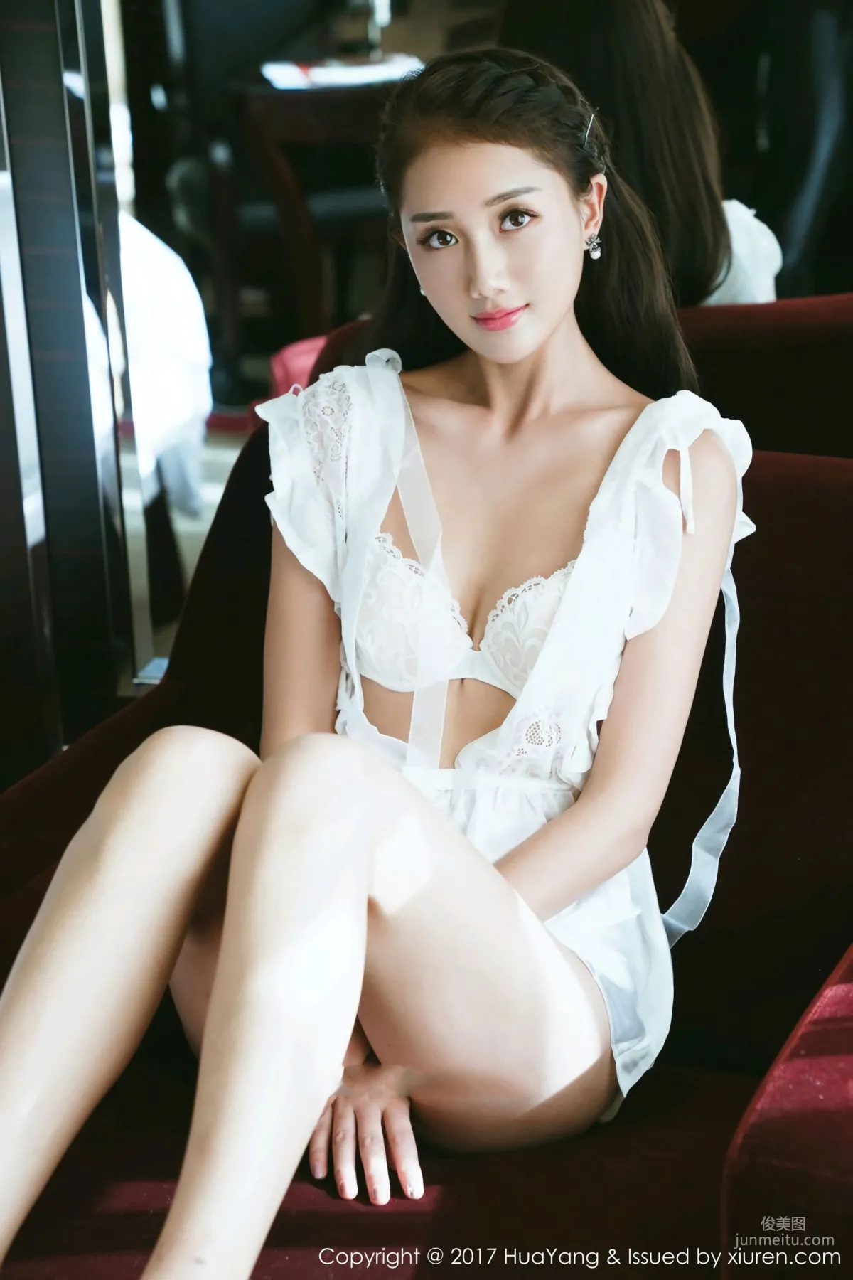 Qinger Anne, Delicate Features, Fresh and Beautiful Looks [HuaYang Show] Vol.009 Photo Set photo 4