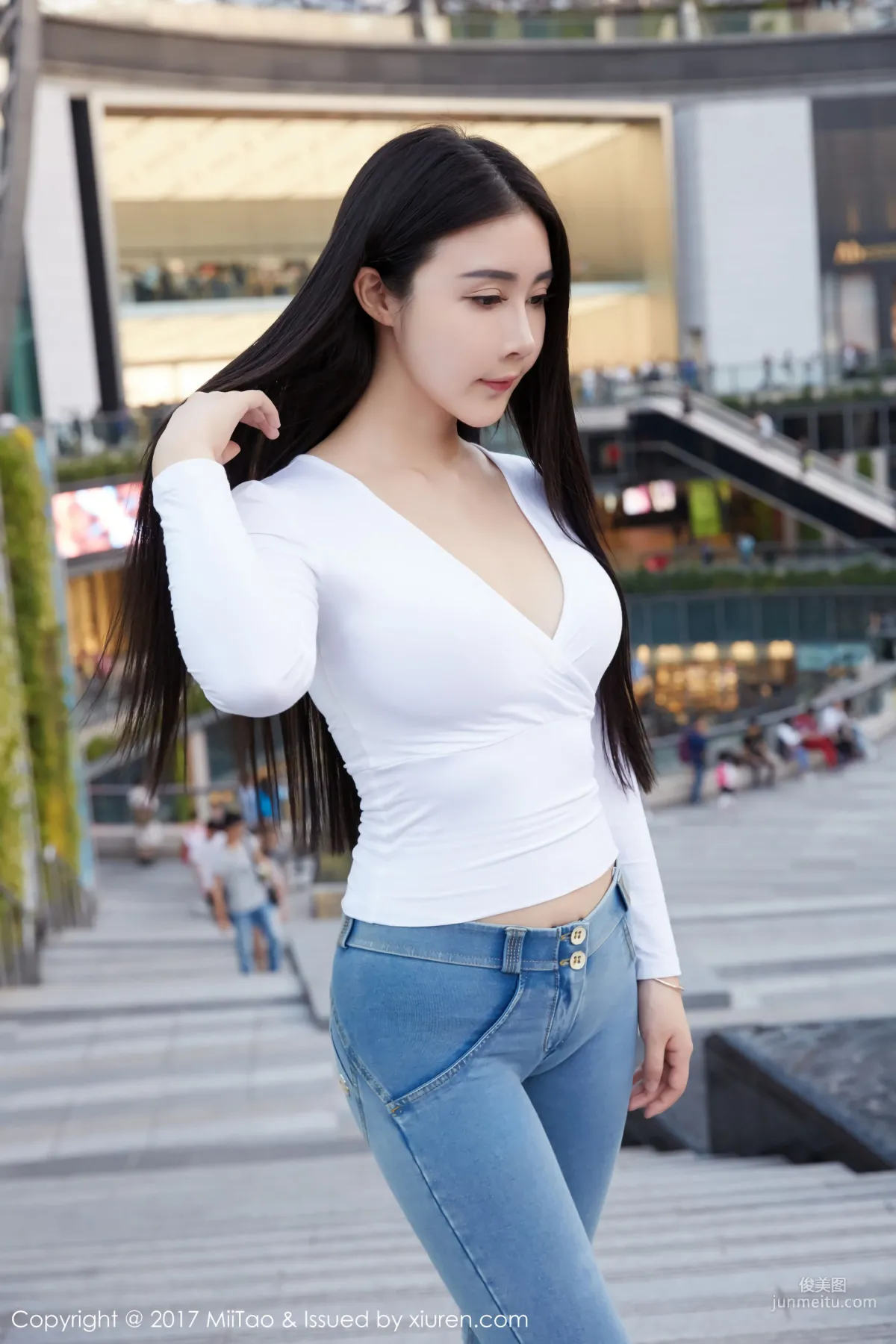Lu Xuanxuan Cecilia, Denim Goddess + Street Snap [MiiTao] Vol.084 Photo Set photo 21