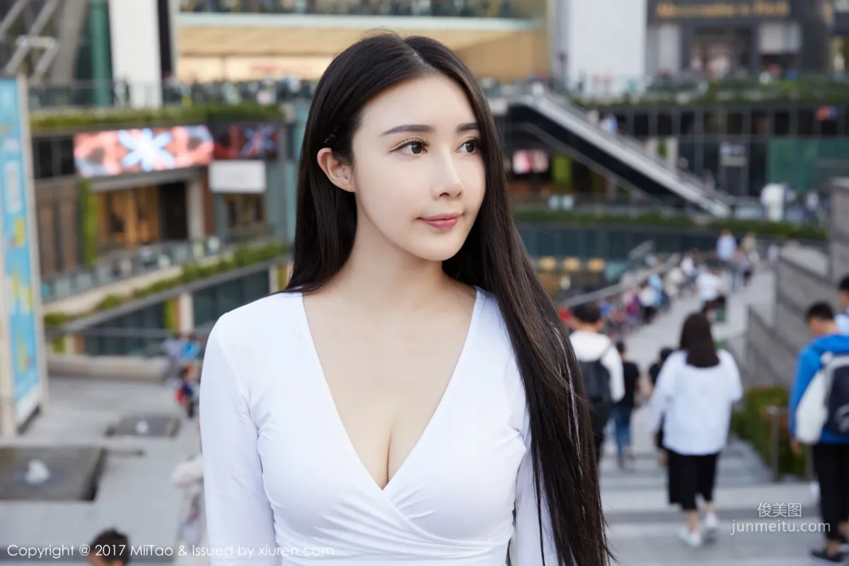 Lu Xuanxuan Cecilia, Denim Goddess + Street Snap [MiiTao] Vol.084 Photo Set photo 11